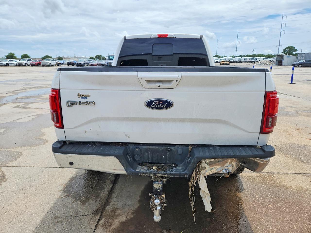 2015 Ford F150 Supercrew White vin: 1FTFW1EG2FFA22849