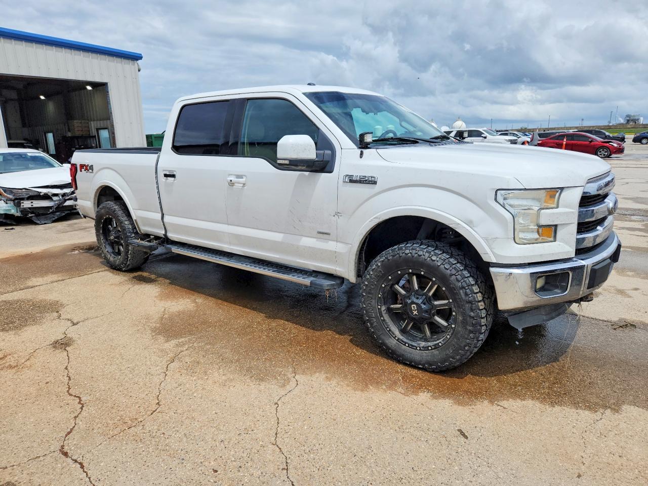 2015 Ford F150 Supercrew White vin: 1FTFW1EG2FFA22849
