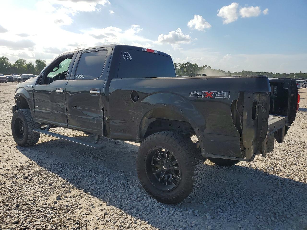 2015 Ford F150 Supercrew Black vin: 1FTFW1EG2FFA26478