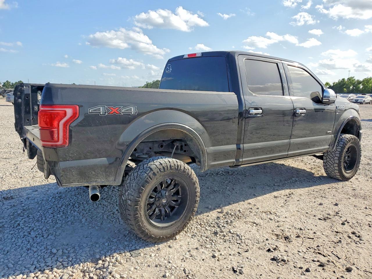 2015 Ford F150 Supercrew Black vin: 1FTFW1EG2FFA26478
