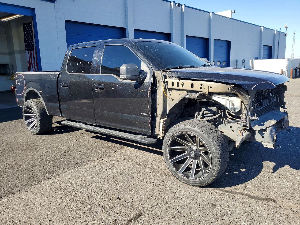 2015 Ford F150 Supercrew Black vin: 1FTFW1EG2FFA81559