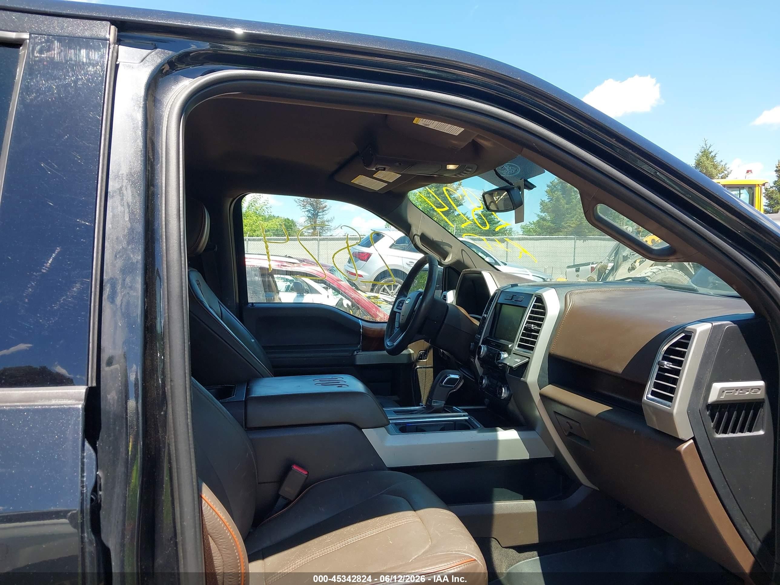 2015 Ford F-150 King Ranch Black vin: 1FTFW1EG2FFB97912