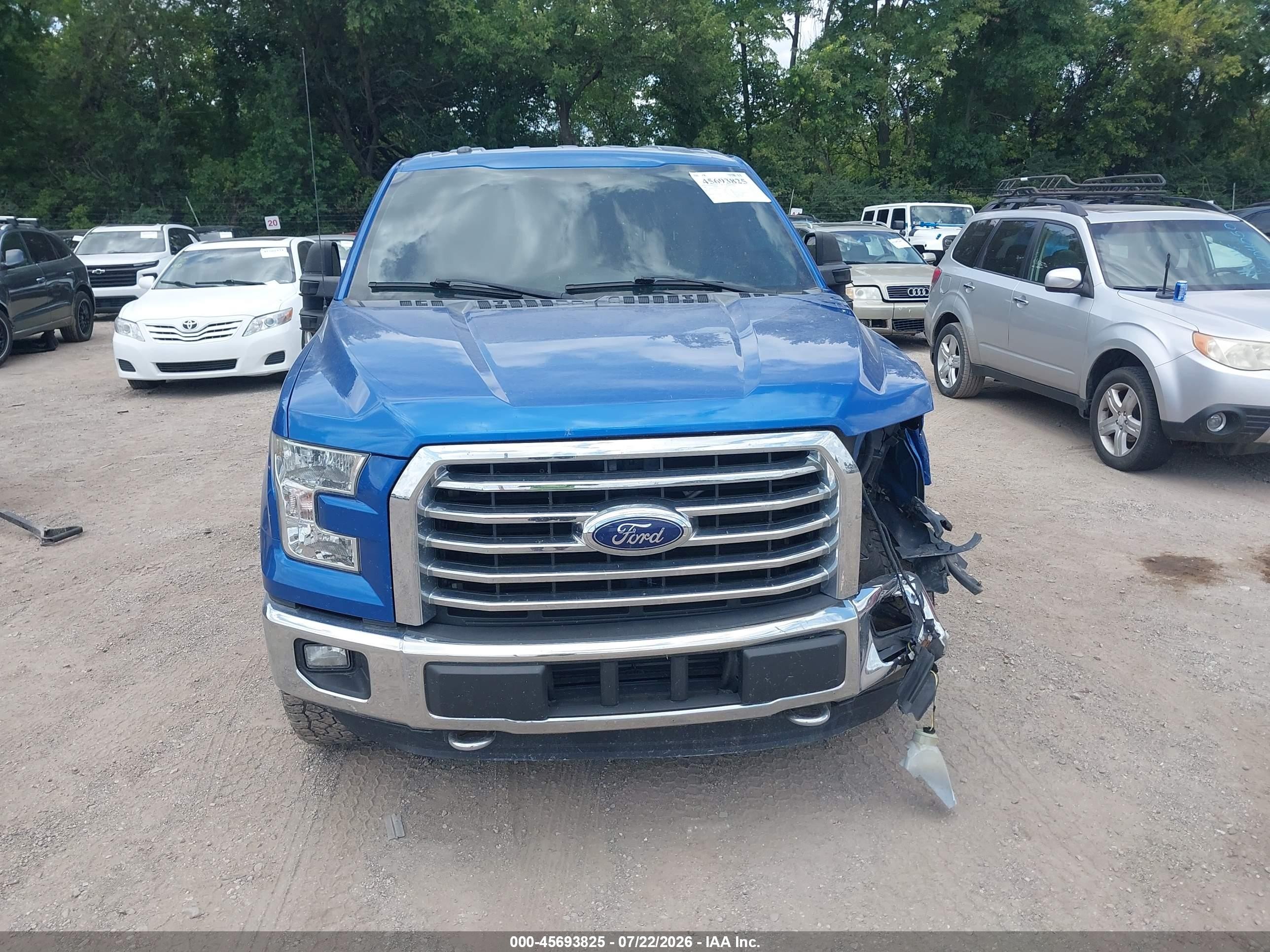 2015 Ford F-150 Xlt Синий vin: 1FTFW1EG2FFC50964