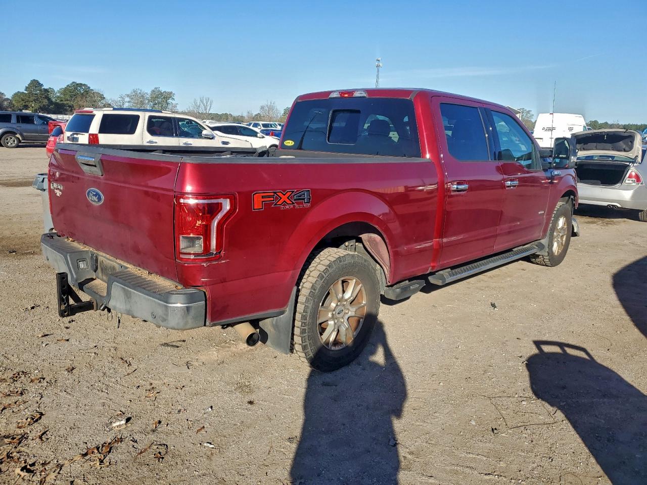 2015 Ford F150 Supercrew Red vin: 1FTFW1EG3FFA47999
