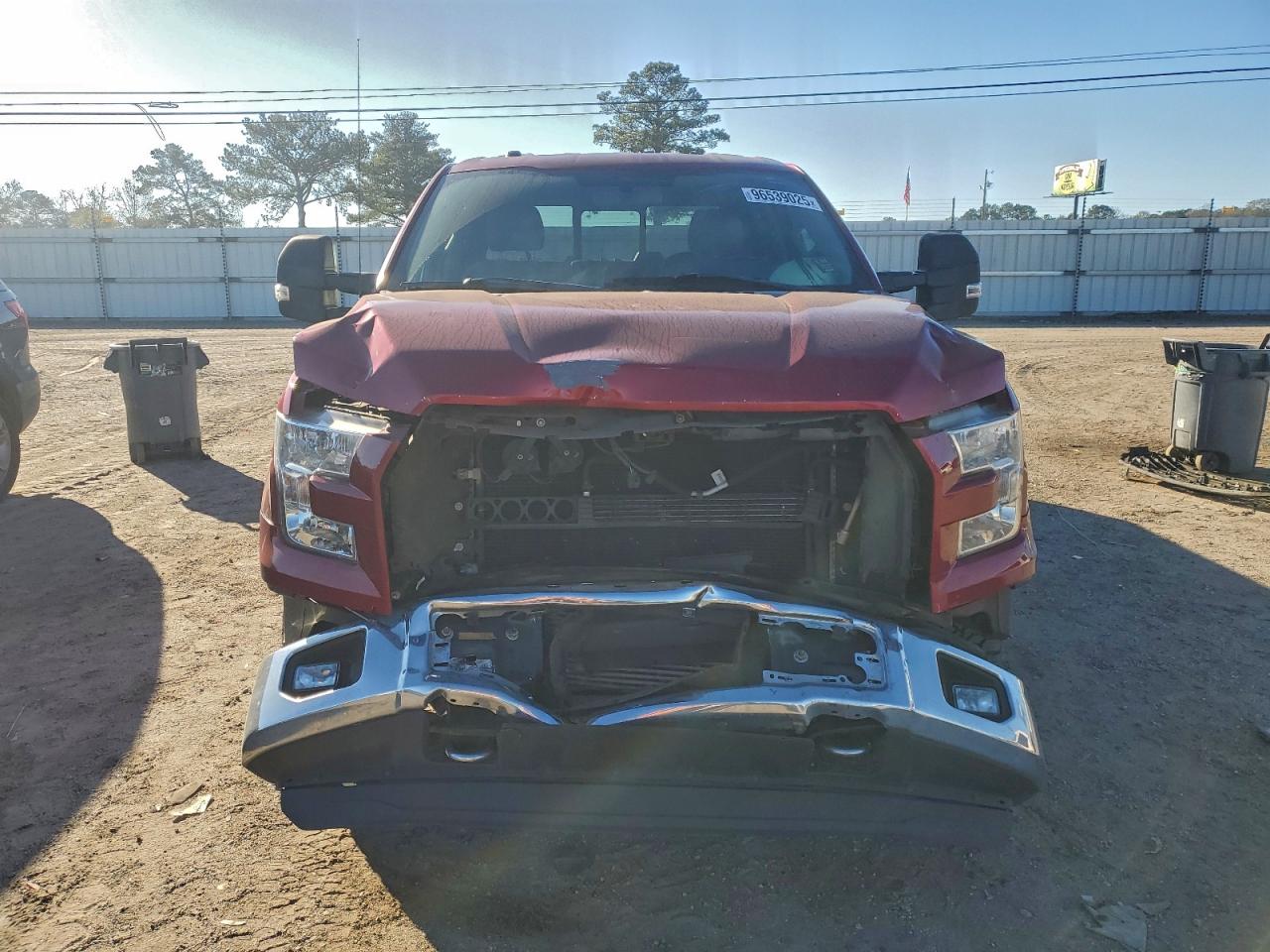 2015 Ford F150 Supercrew Red vin: 1FTFW1EG3FFA47999