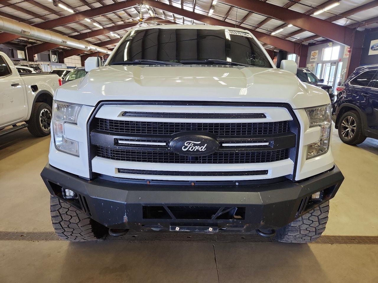 2015 Ford F150 Supercrew White vin: 1FTFW1EG3FFB26668