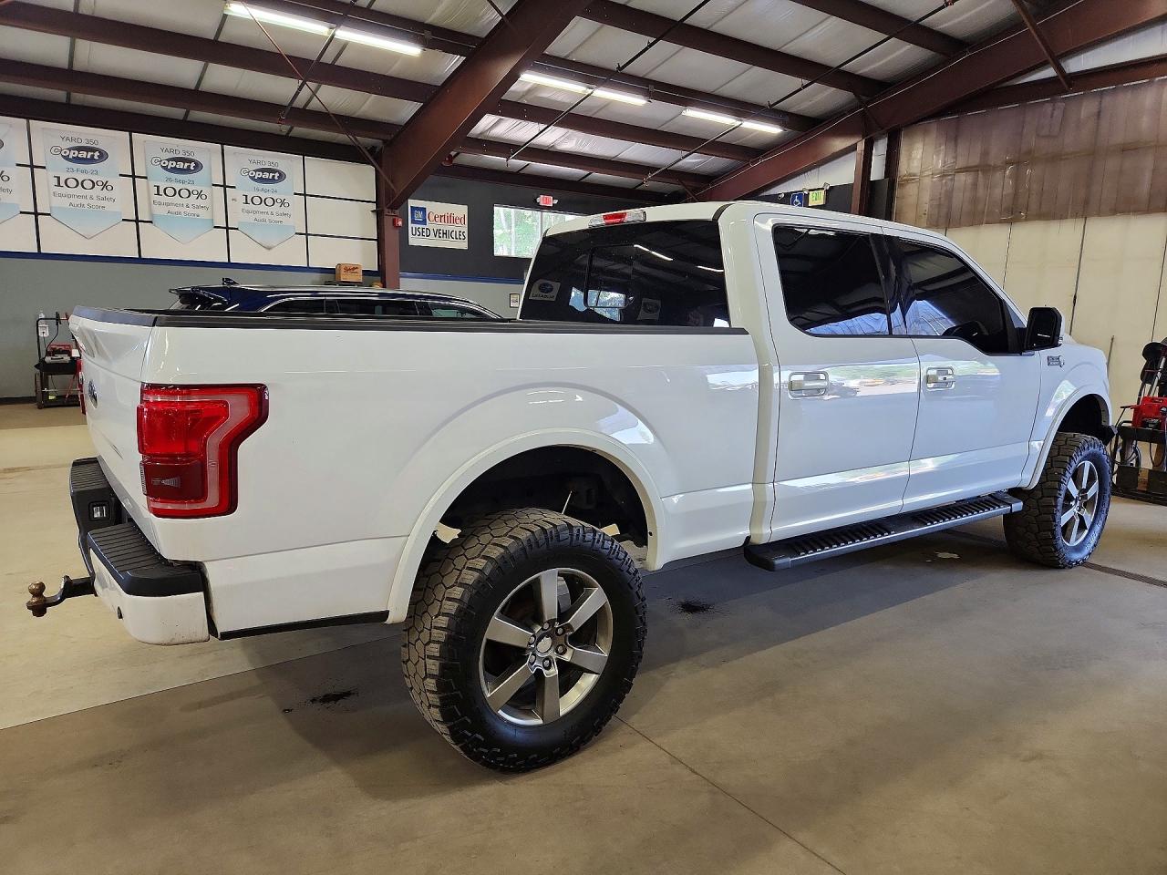 2015 Ford F150 Supercrew White vin: 1FTFW1EG3FFB26668