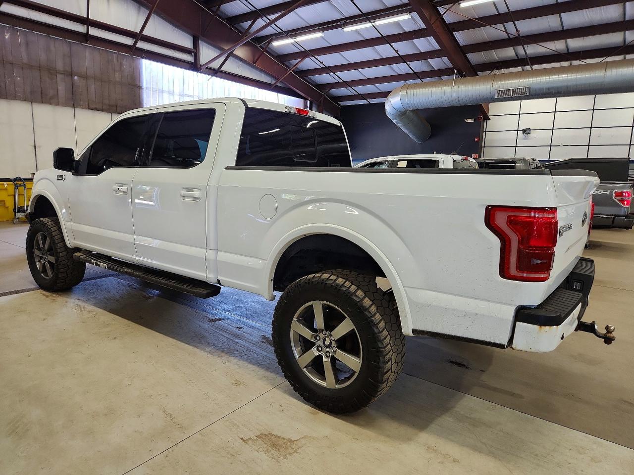 2015 Ford F150 Supercrew White vin: 1FTFW1EG3FFB26668