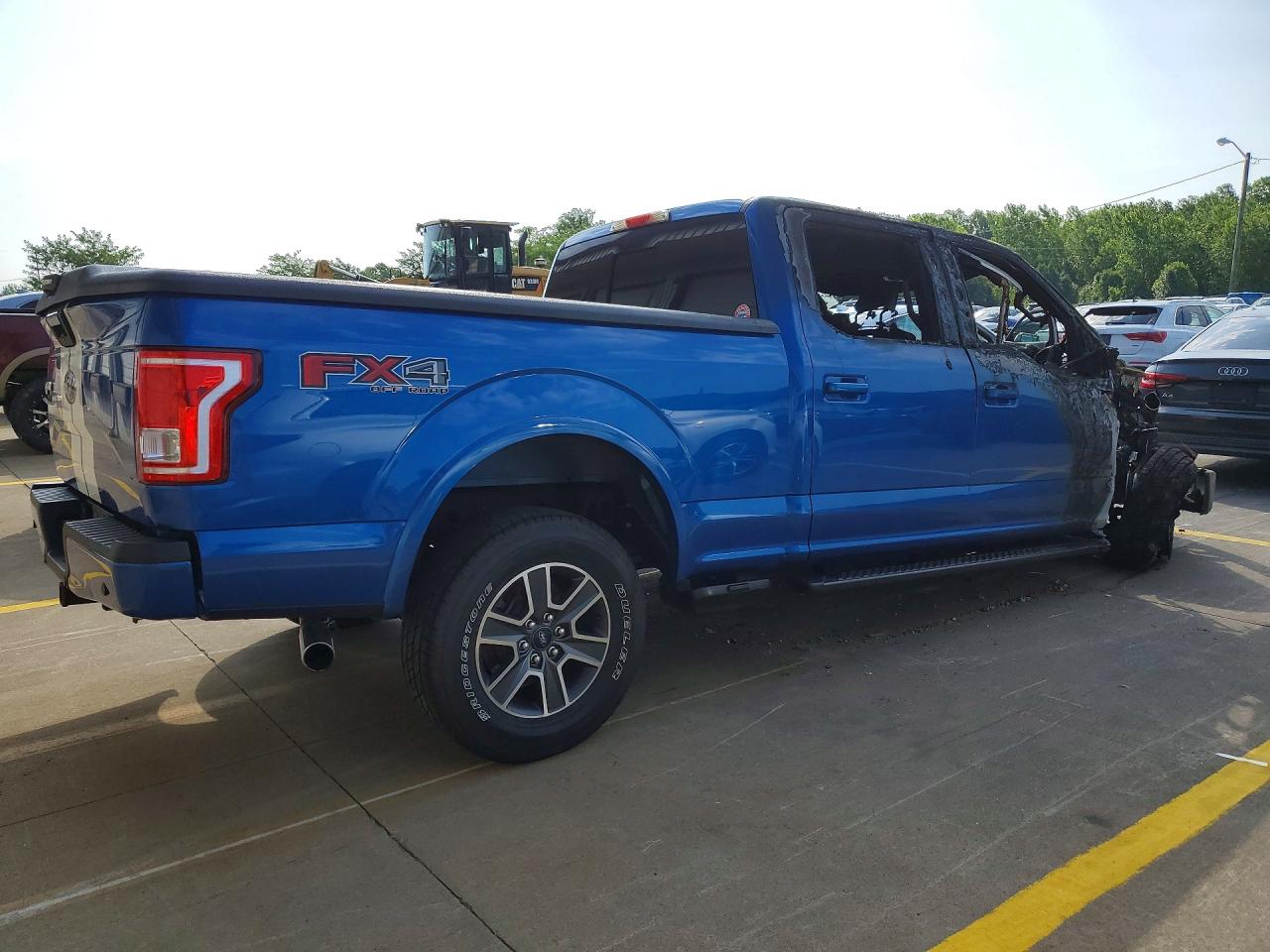 2015 Ford F150 Supercrew Blue vin: 1FTFW1EG3FFC14166