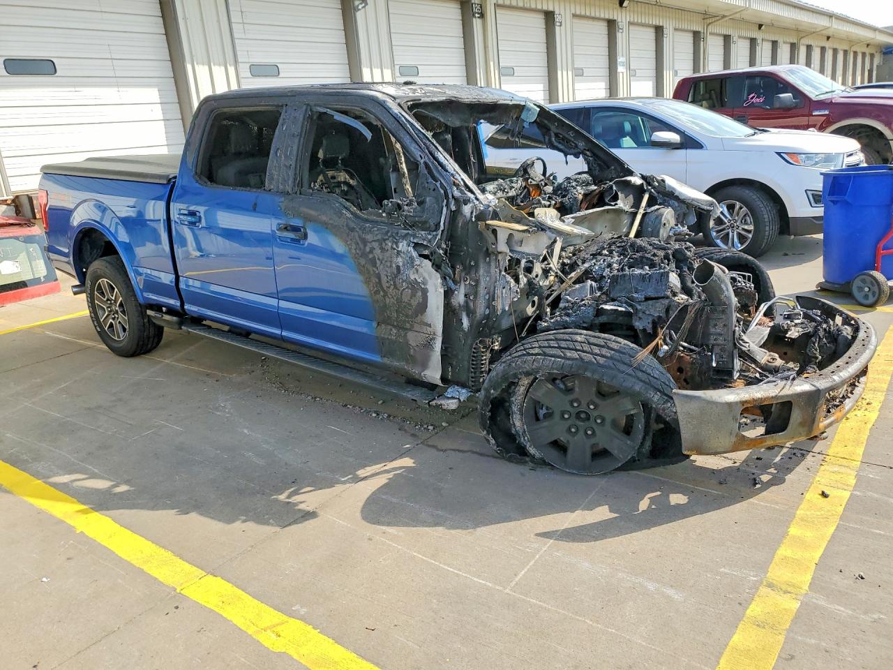 2015 Ford F150 Supercrew Blue vin: 1FTFW1EG3FFC14166