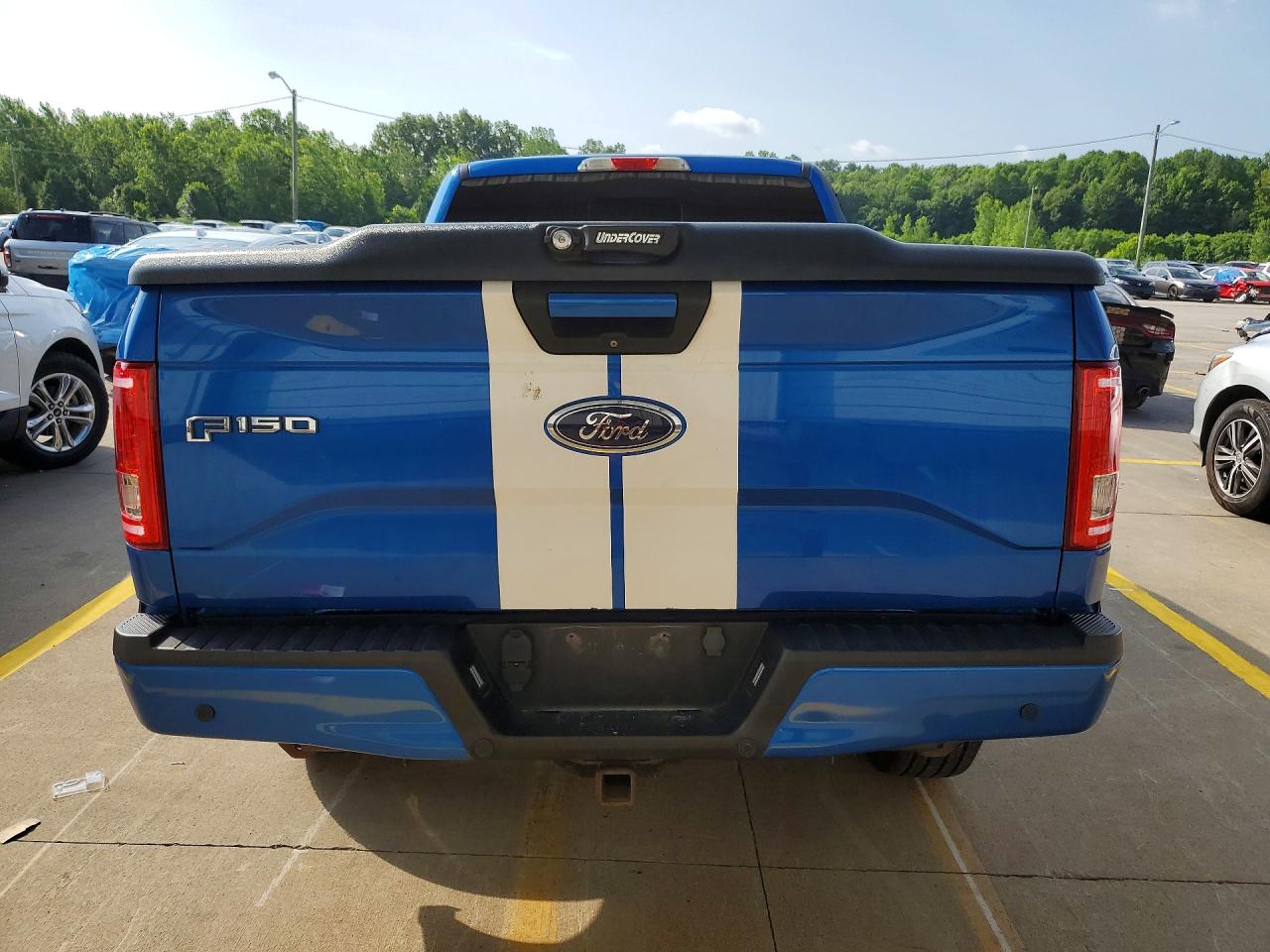 2015 Ford F150 Supercrew Blue vin: 1FTFW1EG3FFC14166