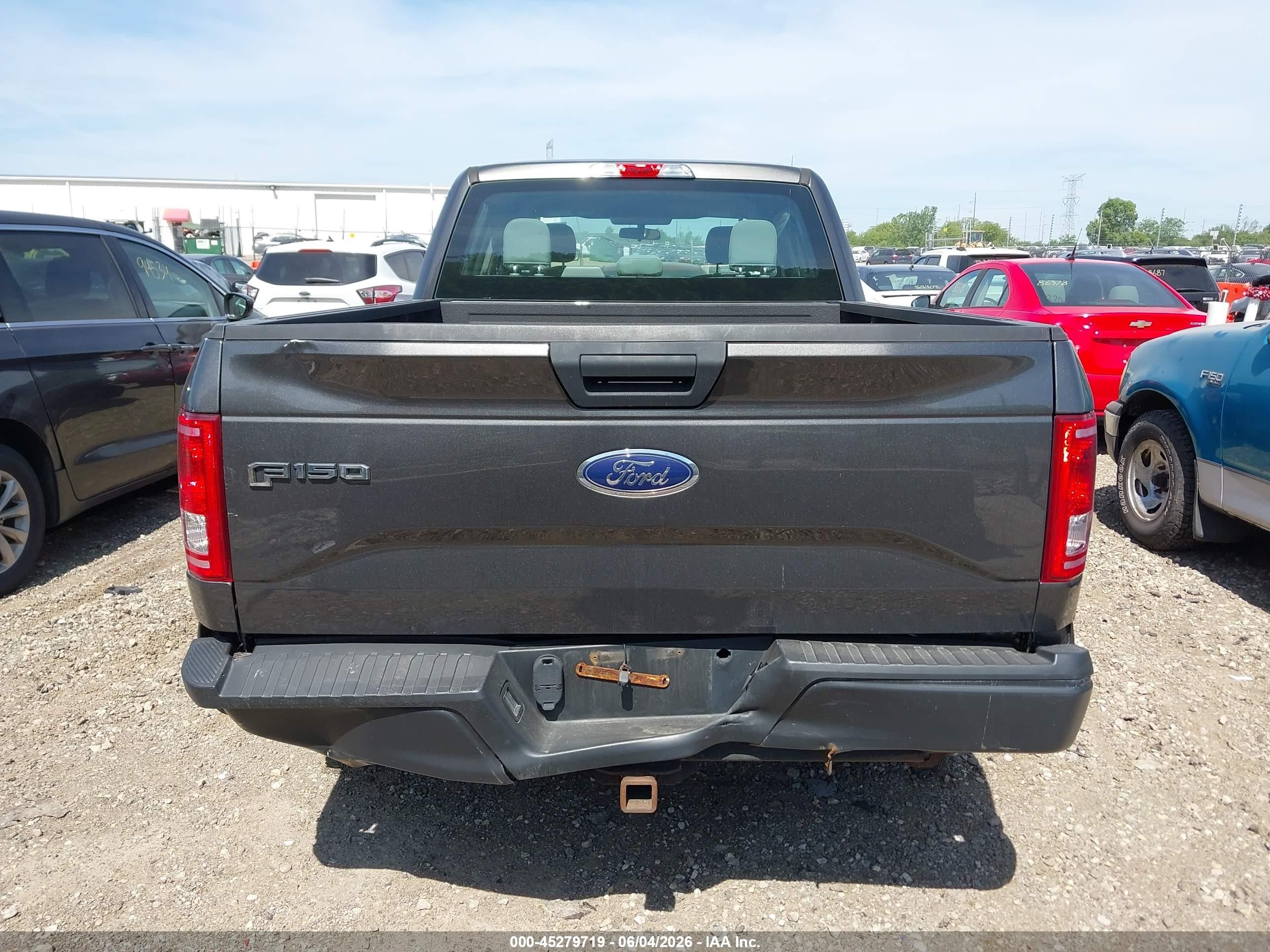 2015 Ford F-150 Xl Gray vin: 1FTFW1EG3FFD04613