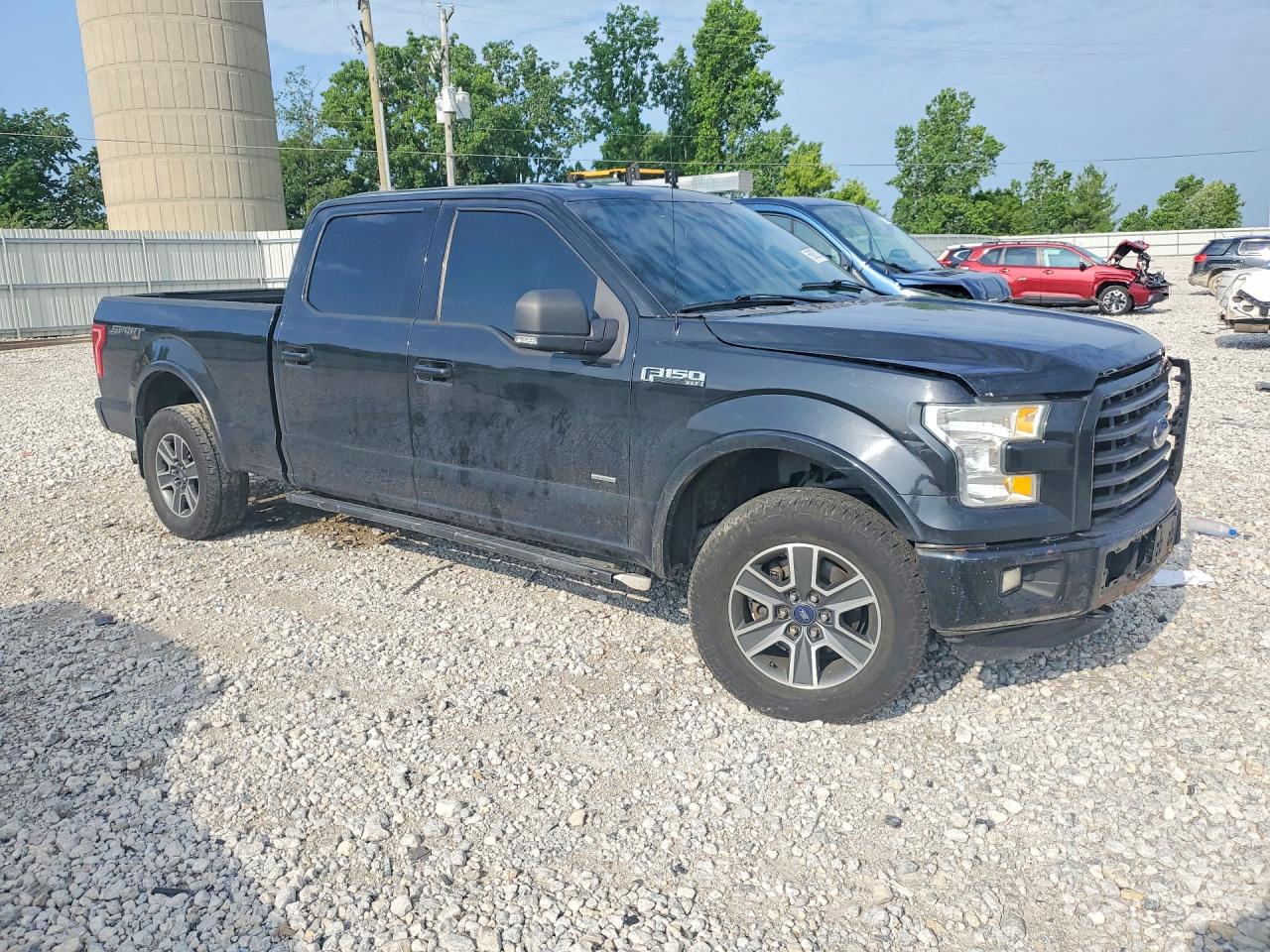 2015 Ford F150 Supercrew Black vin: 1FTFW1EG4FFB84479