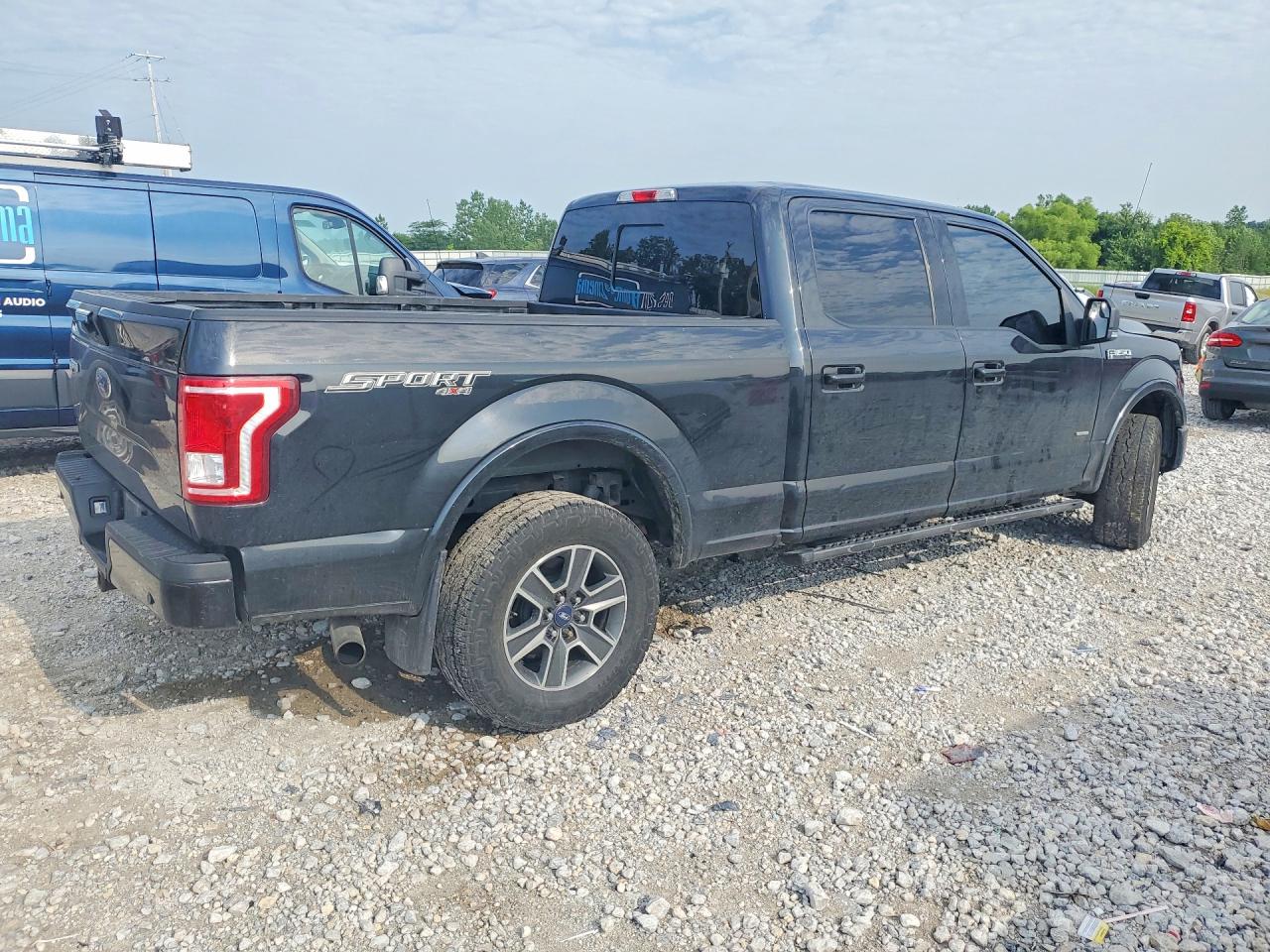 2015 Ford F150 Supercrew Black vin: 1FTFW1EG4FFB84479