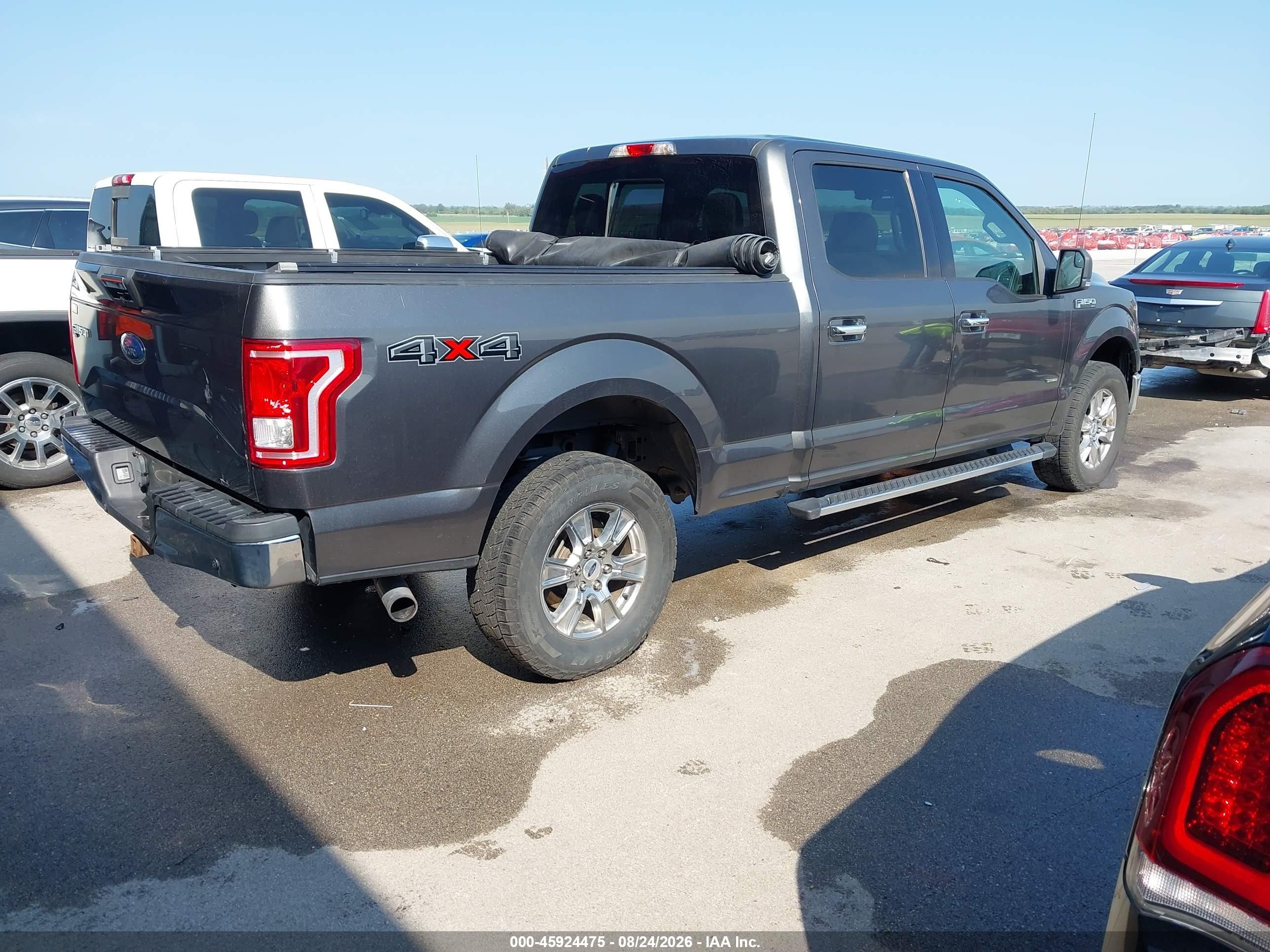 2015 Ford F-150 Xlt Gray vin: 1FTFW1EG5FFA10601