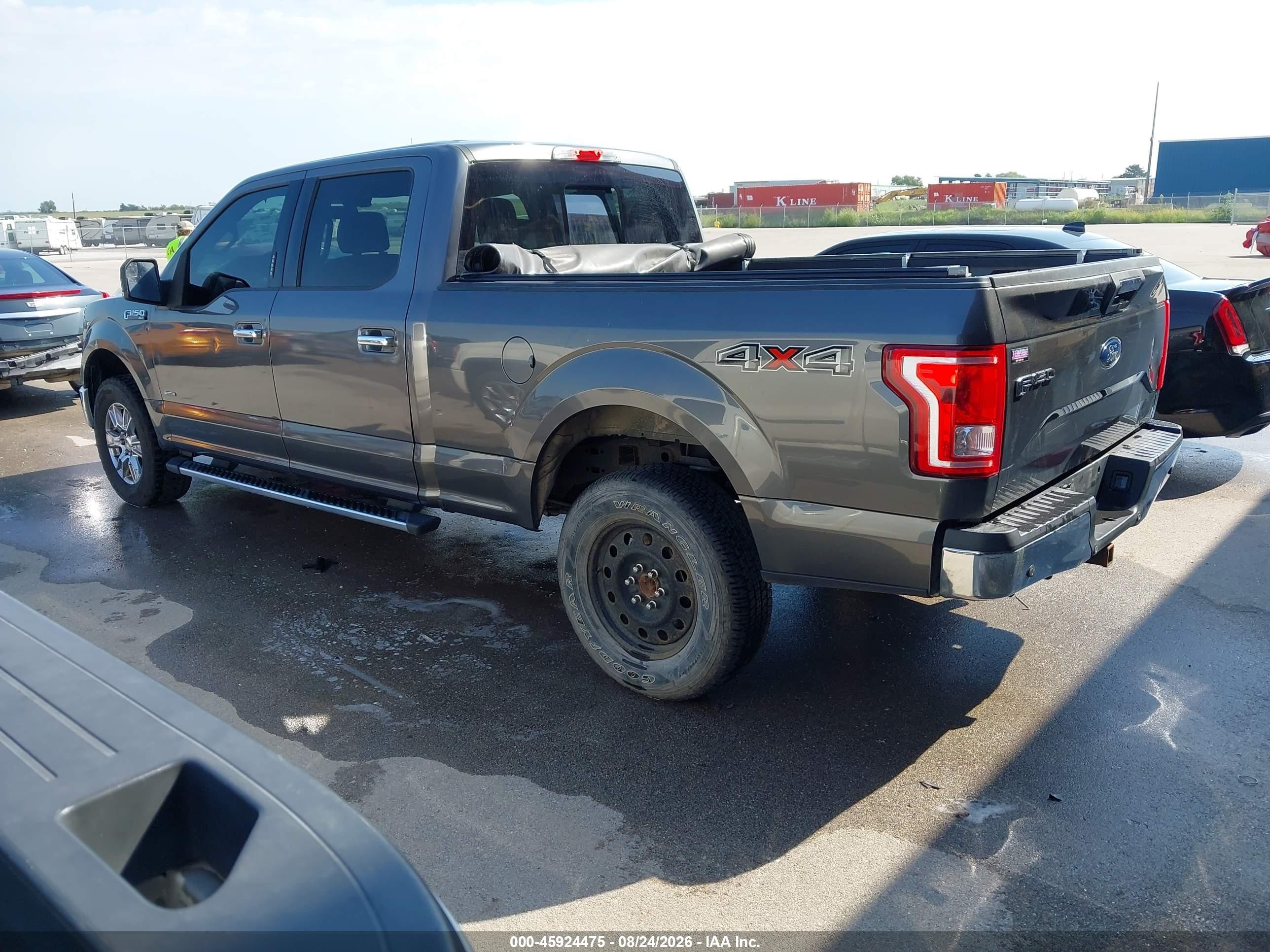 2015 Ford F-150 Xlt Gray vin: 1FTFW1EG5FFA10601