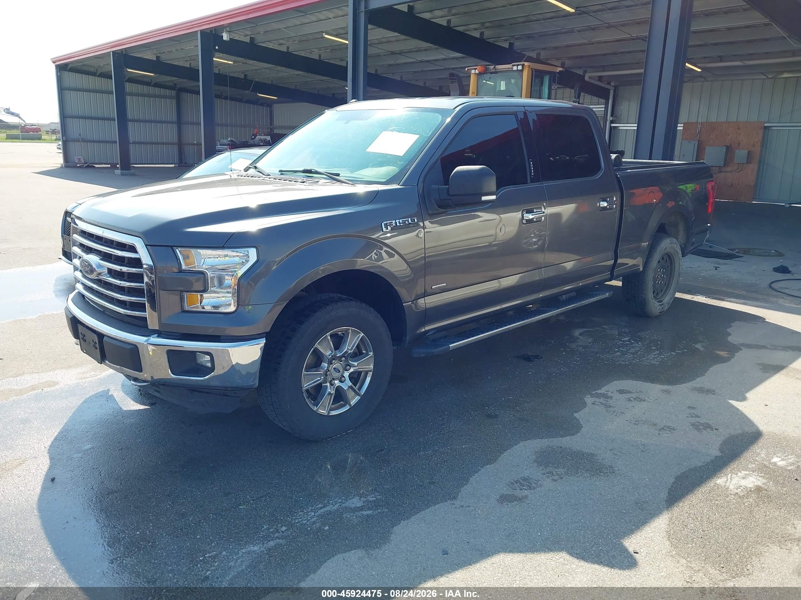 2015 Ford F-150 Xlt Gray vin: 1FTFW1EG5FFA10601
