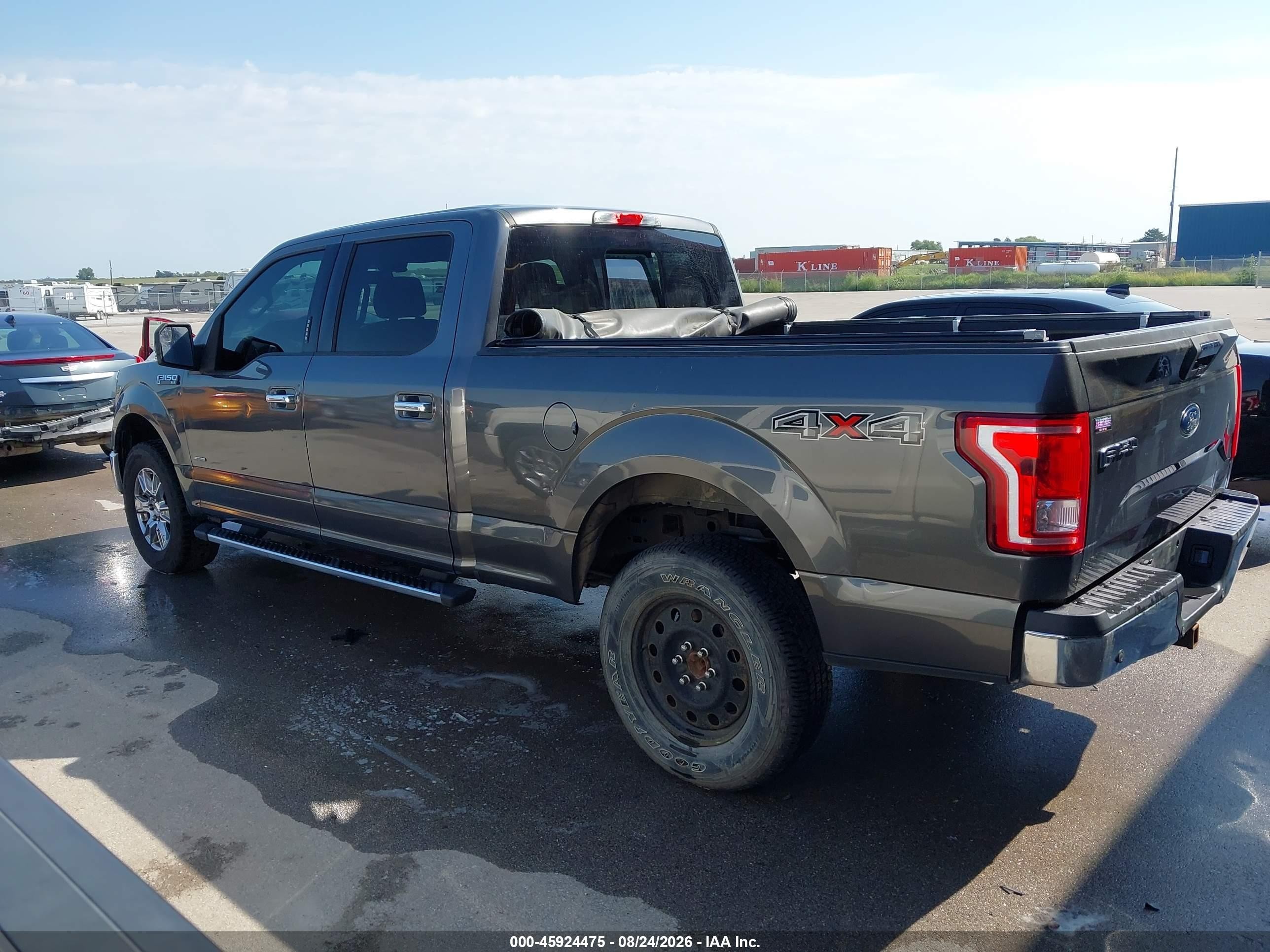 2015 Ford F-150 Xlt Gray vin: 1FTFW1EG5FFA10601