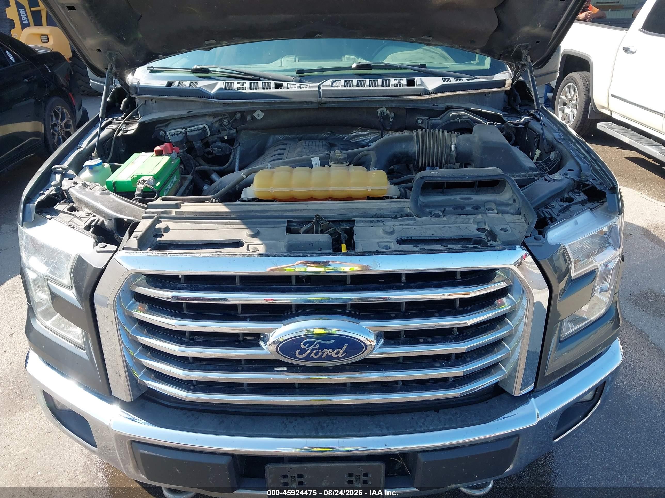 2015 Ford F-150 Xlt Gray vin: 1FTFW1EG5FFA10601