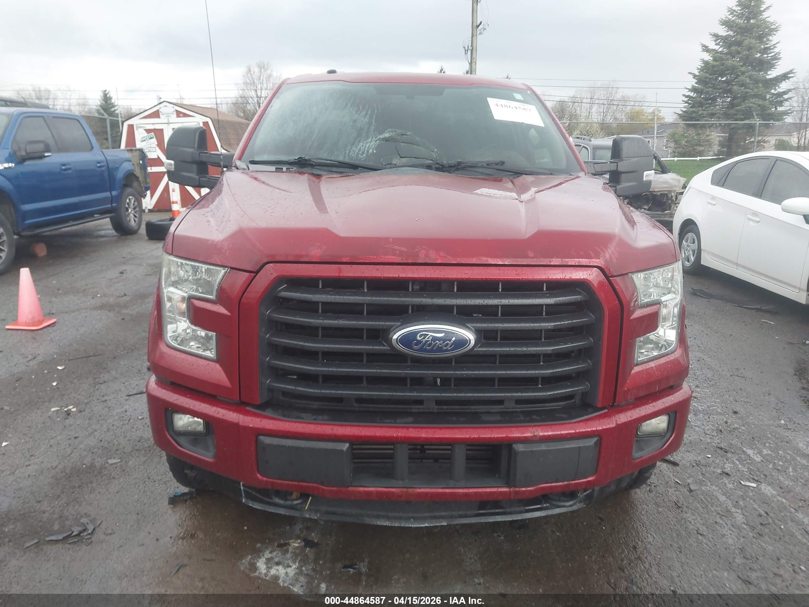 2015 Ford F-150 Xlt Red vin: 1FTFW1EG5FFA98601