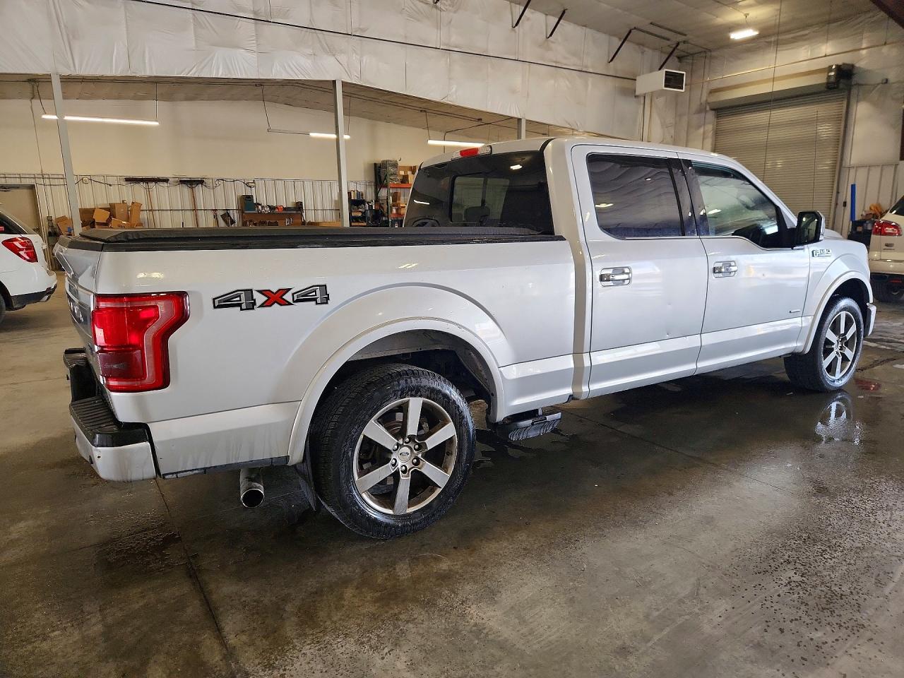 2015 Ford F150 Supercrew Silver vin: 1FTFW1EG6FFA61248