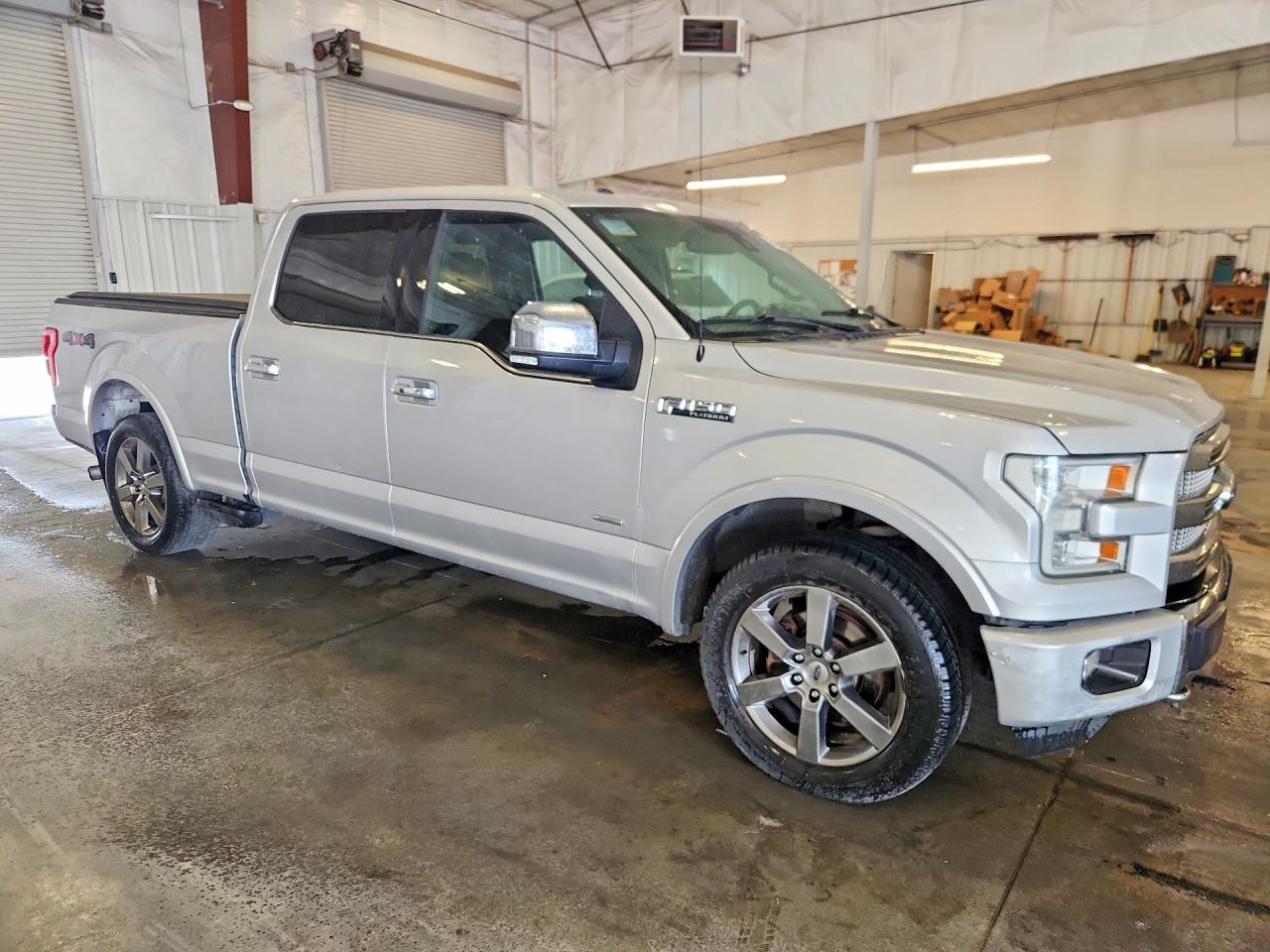 2015 Ford F150 Supercrew Silver vin: 1FTFW1EG6FFA61248