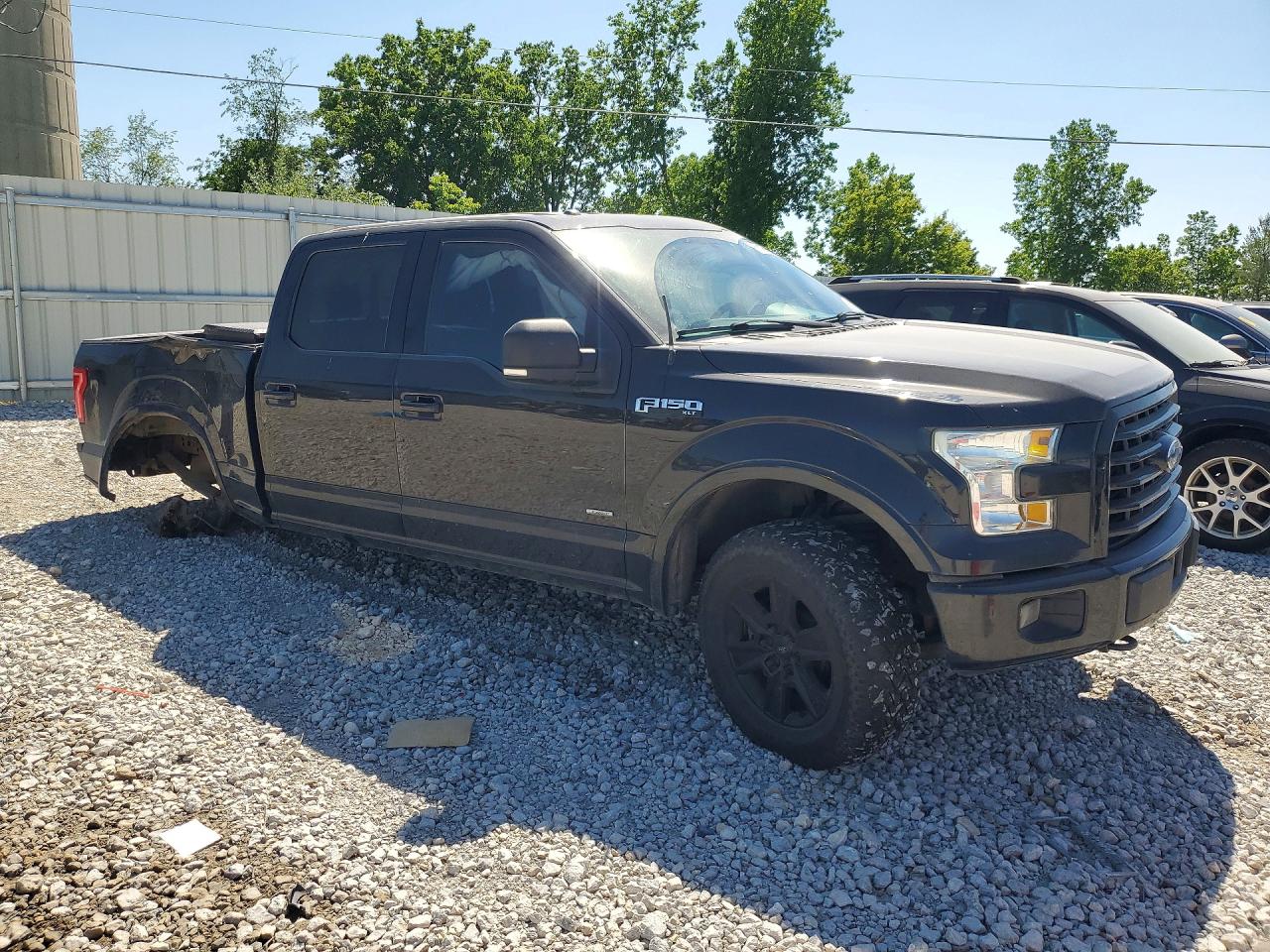 2015 Ford F150 Supercrew Black vin: 1FTFW1EG6FFC51292