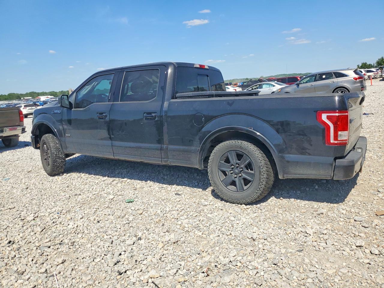 2015 Ford F150 Supercrew Black vin: 1FTFW1EG6FFC51292