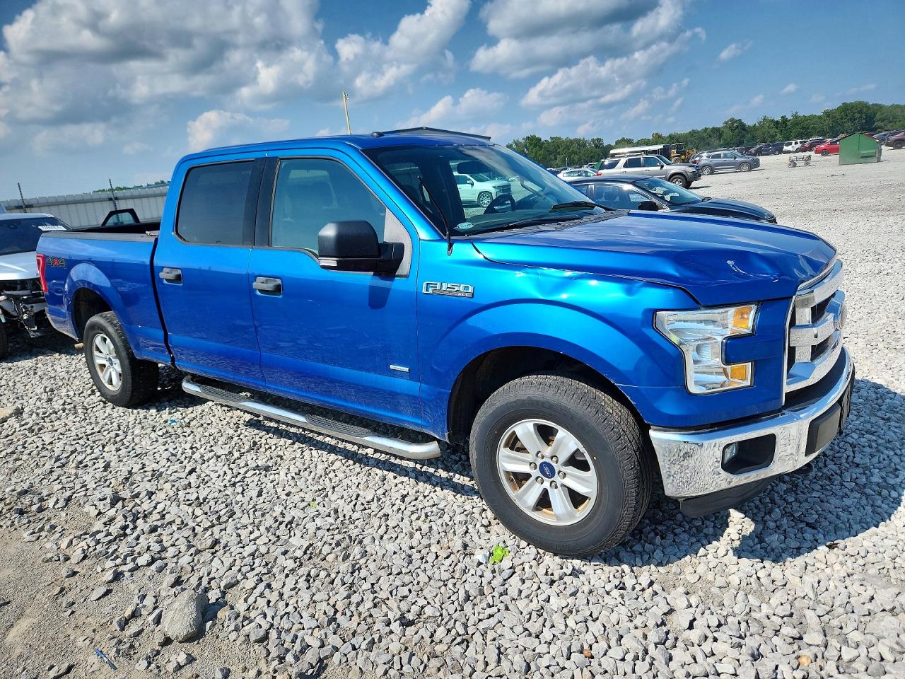 2015 Ford F150 Supercrew Blue vin: 1FTFW1EG6FKD06704