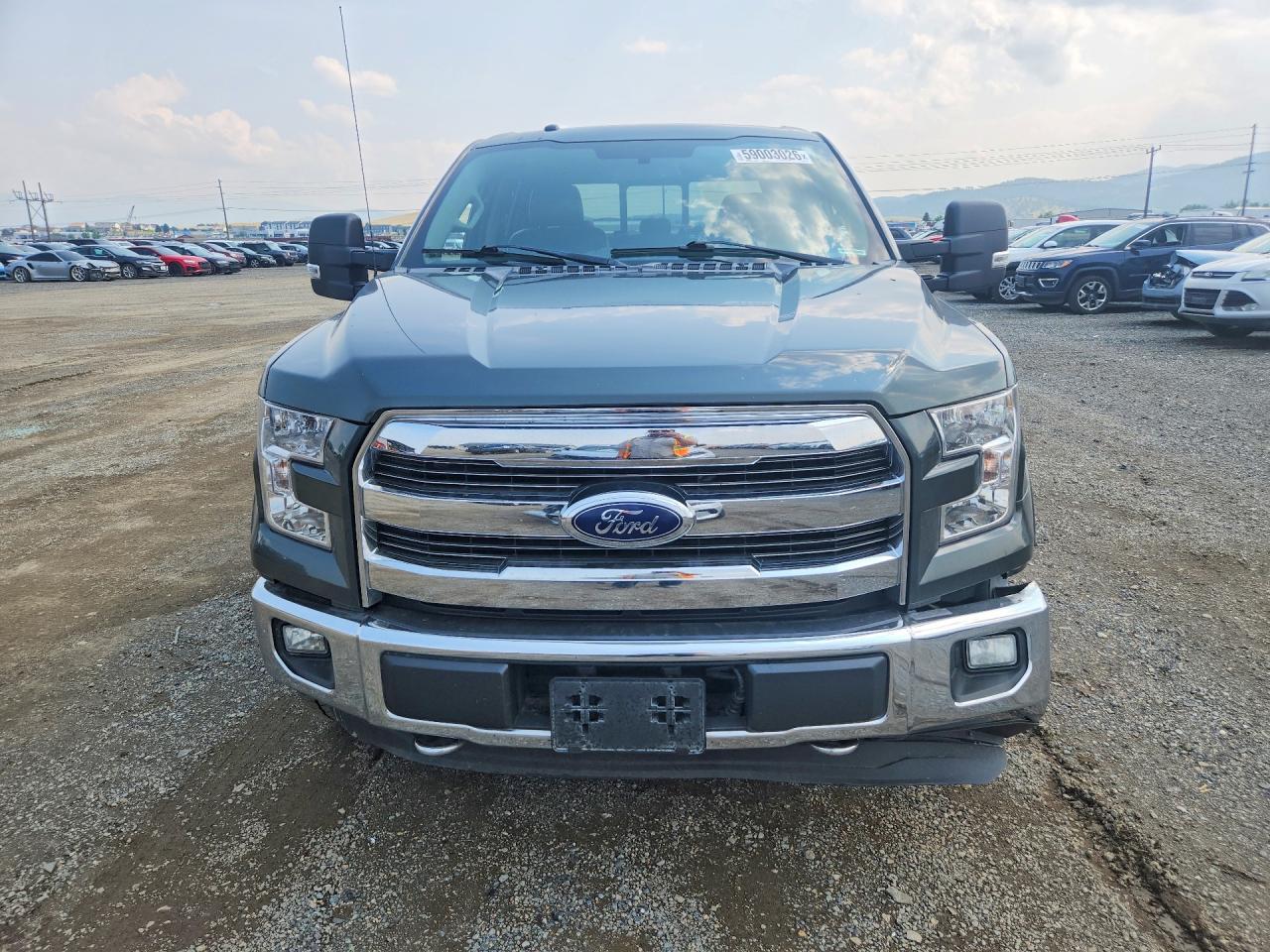 2015 Ford F150 Supercrew Gray vin: 1FTFW1EG6FKF07373