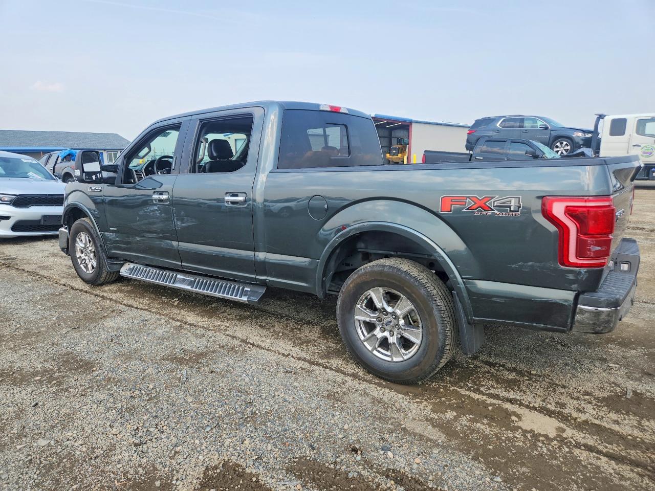 2015 Ford F150 Supercrew Gray vin: 1FTFW1EG6FKF07373