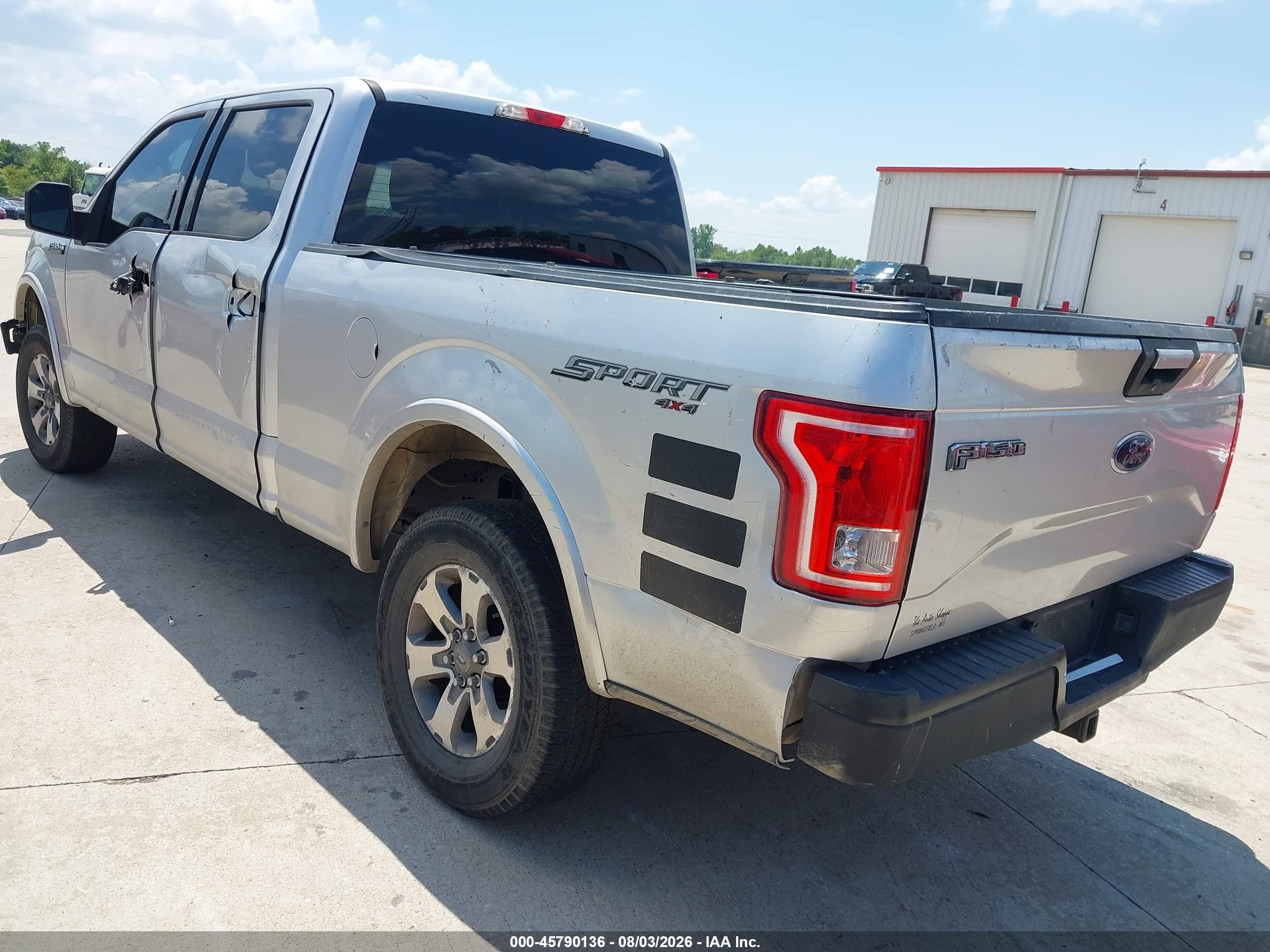 2015 Ford F-150 Xlt Silver vin: 1FTFW1EG6FKF09771