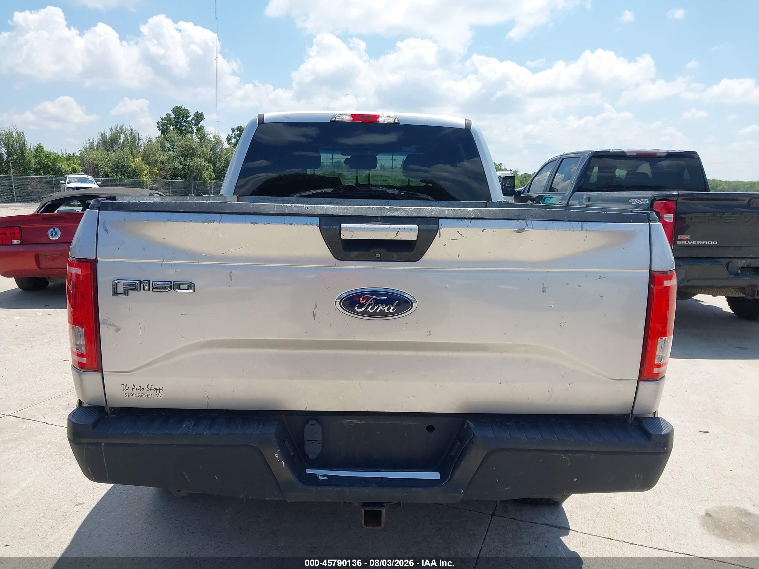 2015 Ford F-150 Xlt Silver vin: 1FTFW1EG6FKF09771