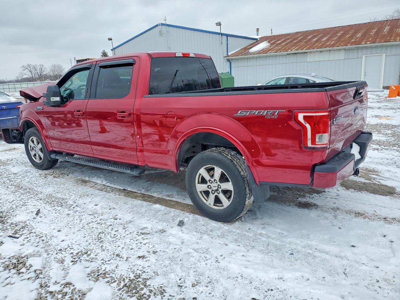 2016 Ford F150 Supercrew Красный vin: 1FTFW1EG6GFD57159