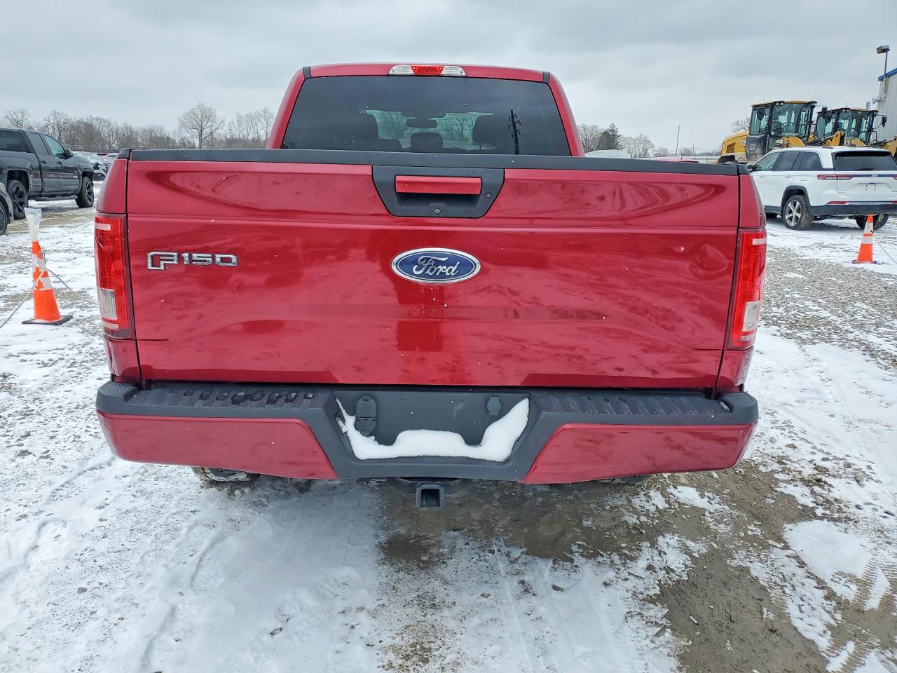2016 Ford F150 Supercrew Красный vin: 1FTFW1EG6GFD57159