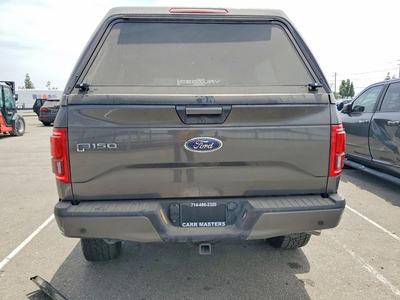 2015 Ford F150 Supercrew Gray vin: 1FTFW1EG7FFA88684