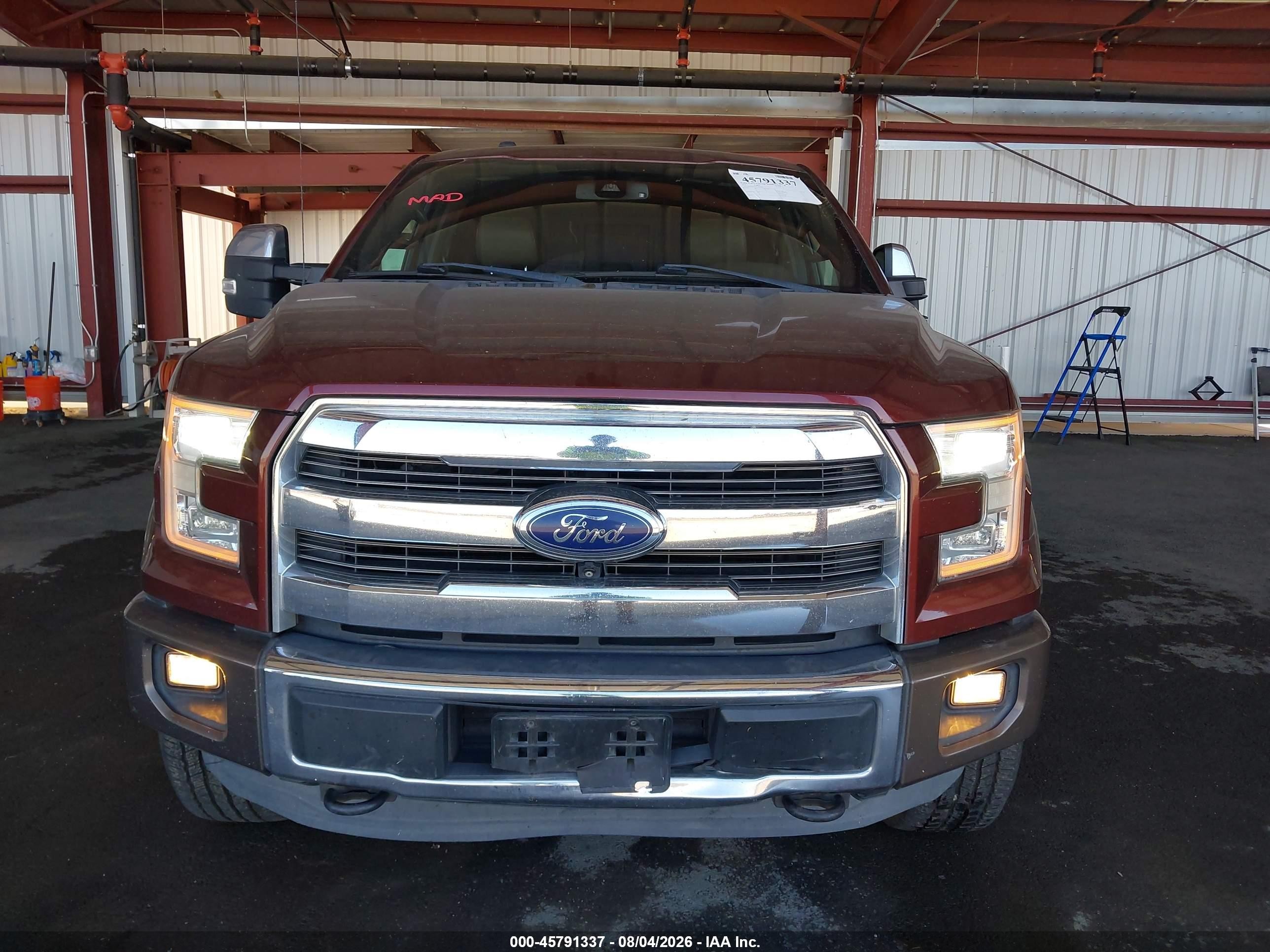 2015 Ford F-150 King Ranch Brown vin: 1FTFW1EG7FFB40962
