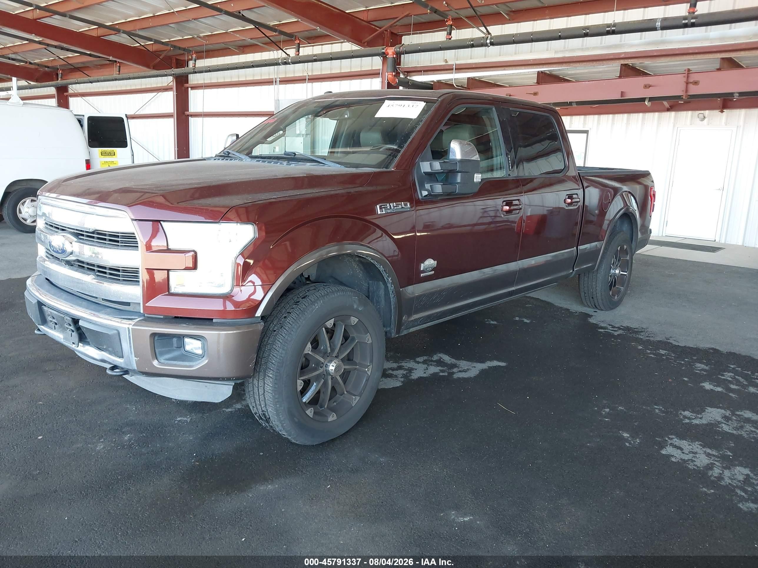 2015 Ford F-150 King Ranch Brown vin: 1FTFW1EG7FFB40962