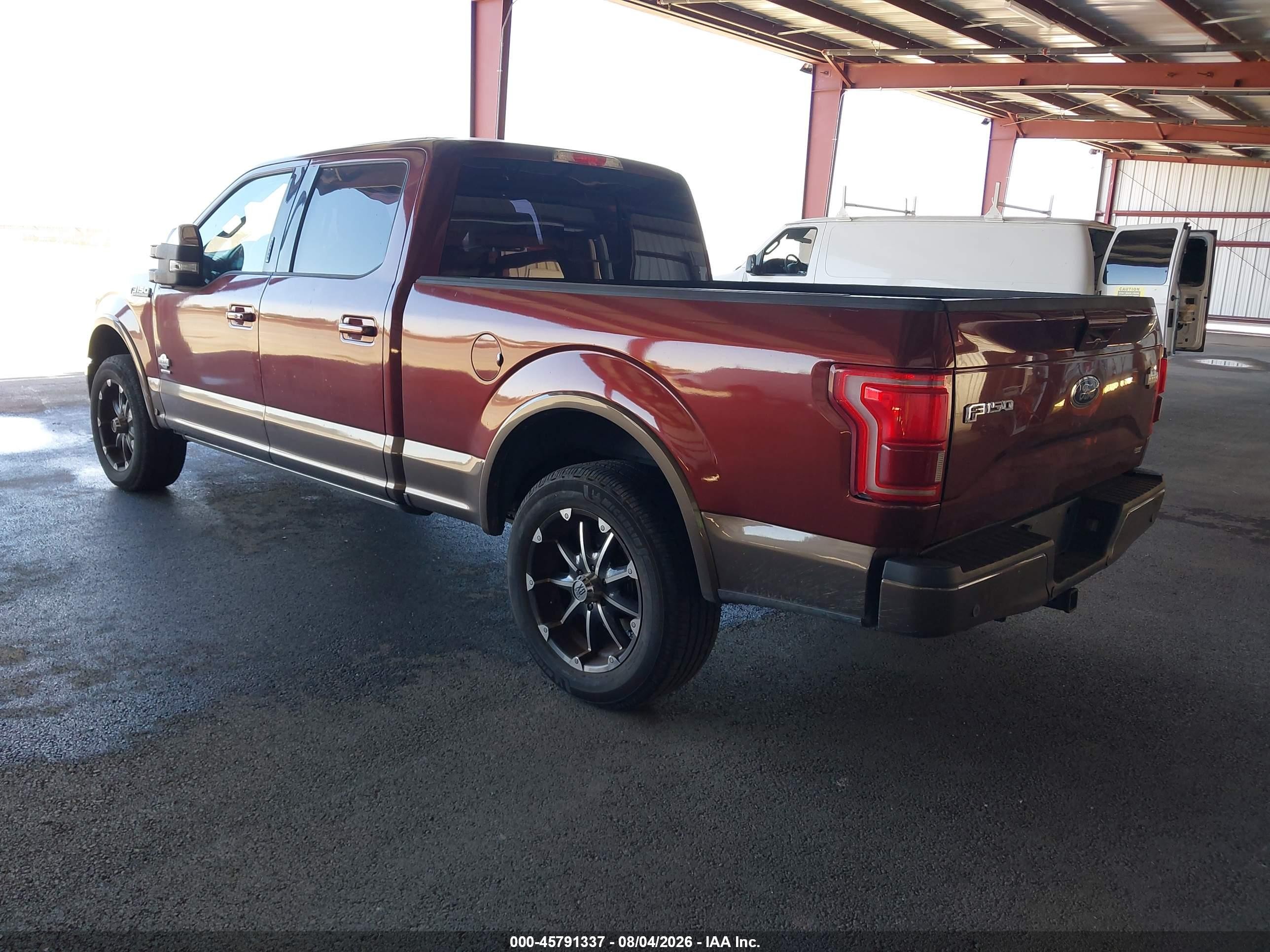 2015 Ford F-150 King Ranch Brown vin: 1FTFW1EG7FFB40962