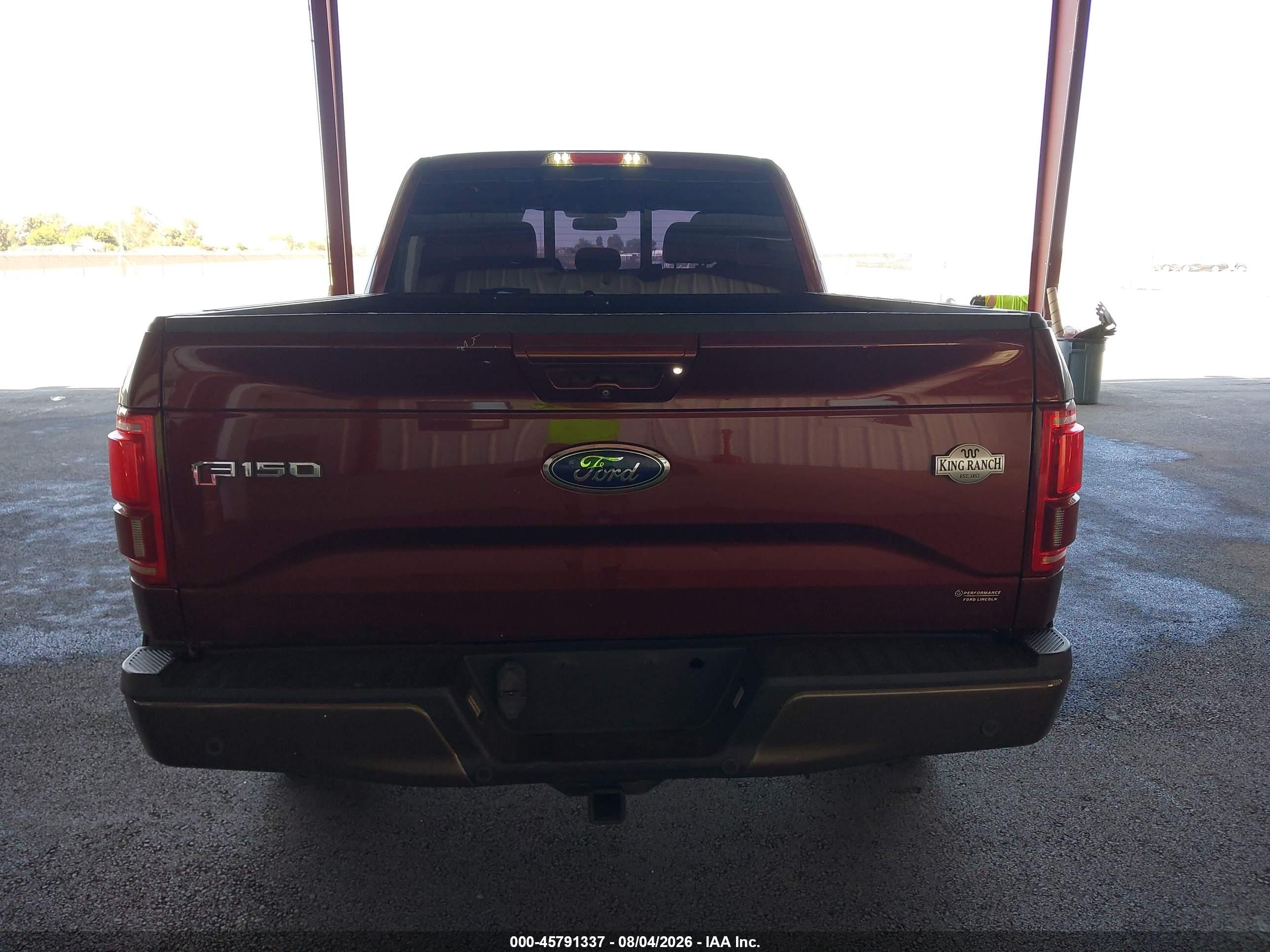 2015 Ford F-150 King Ranch Brown vin: 1FTFW1EG7FFB40962