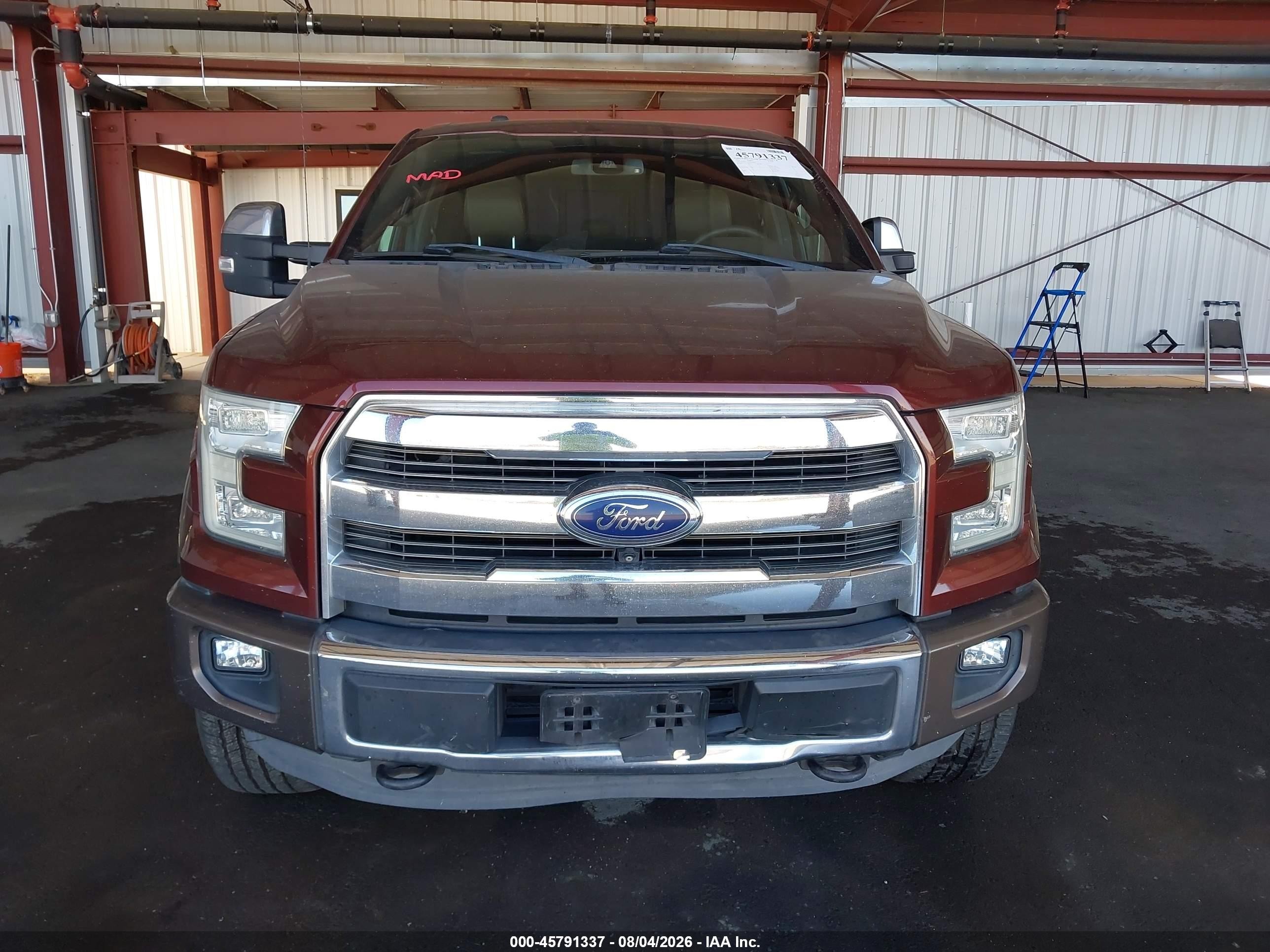 2015 Ford F-150 King Ranch Brown vin: 1FTFW1EG7FFB40962