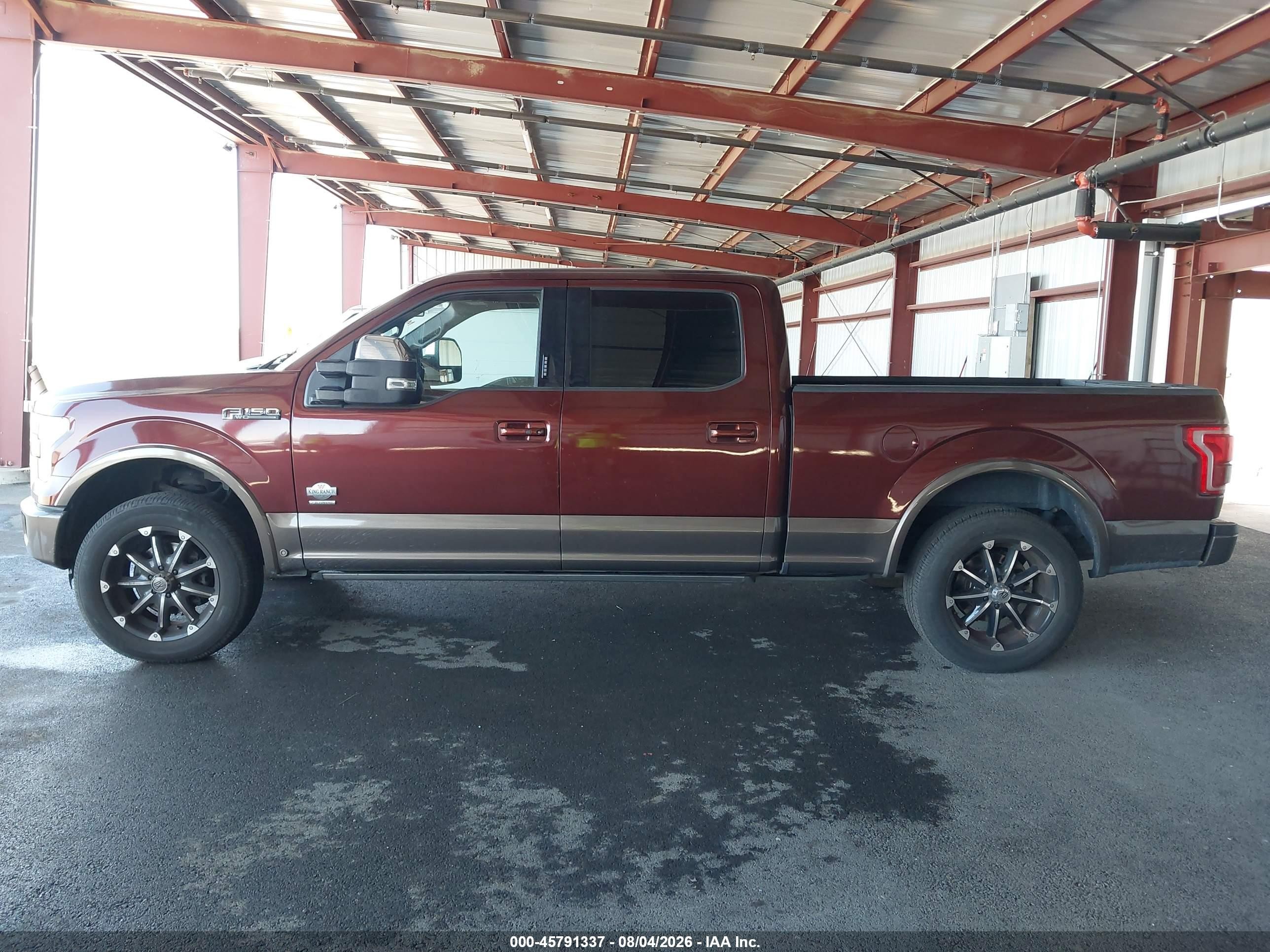 2015 Ford F-150 King Ranch Brown vin: 1FTFW1EG7FFB40962