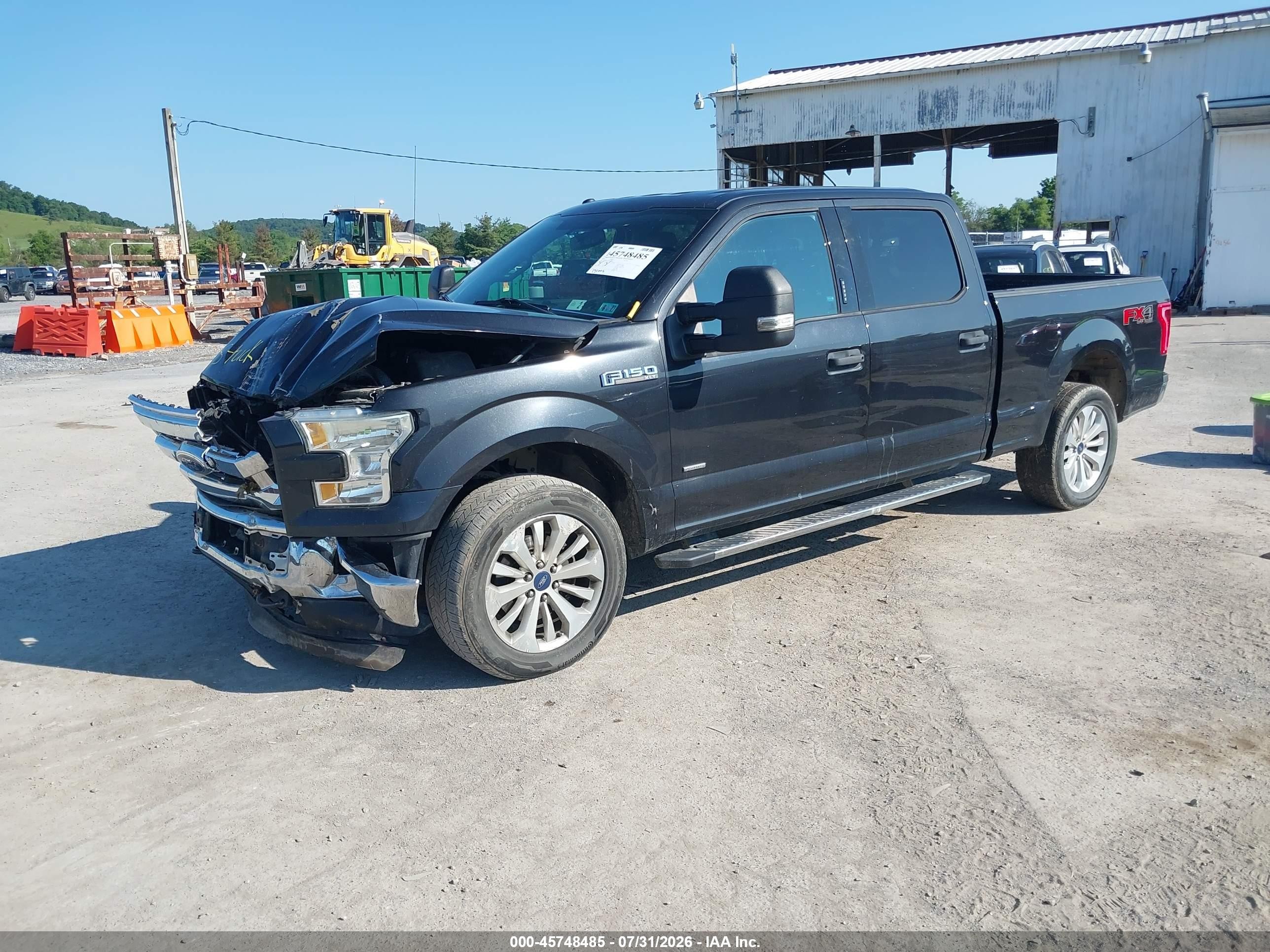 2015 Ford F-150 Xlt Black vin: 1FTFW1EG7FKF21041