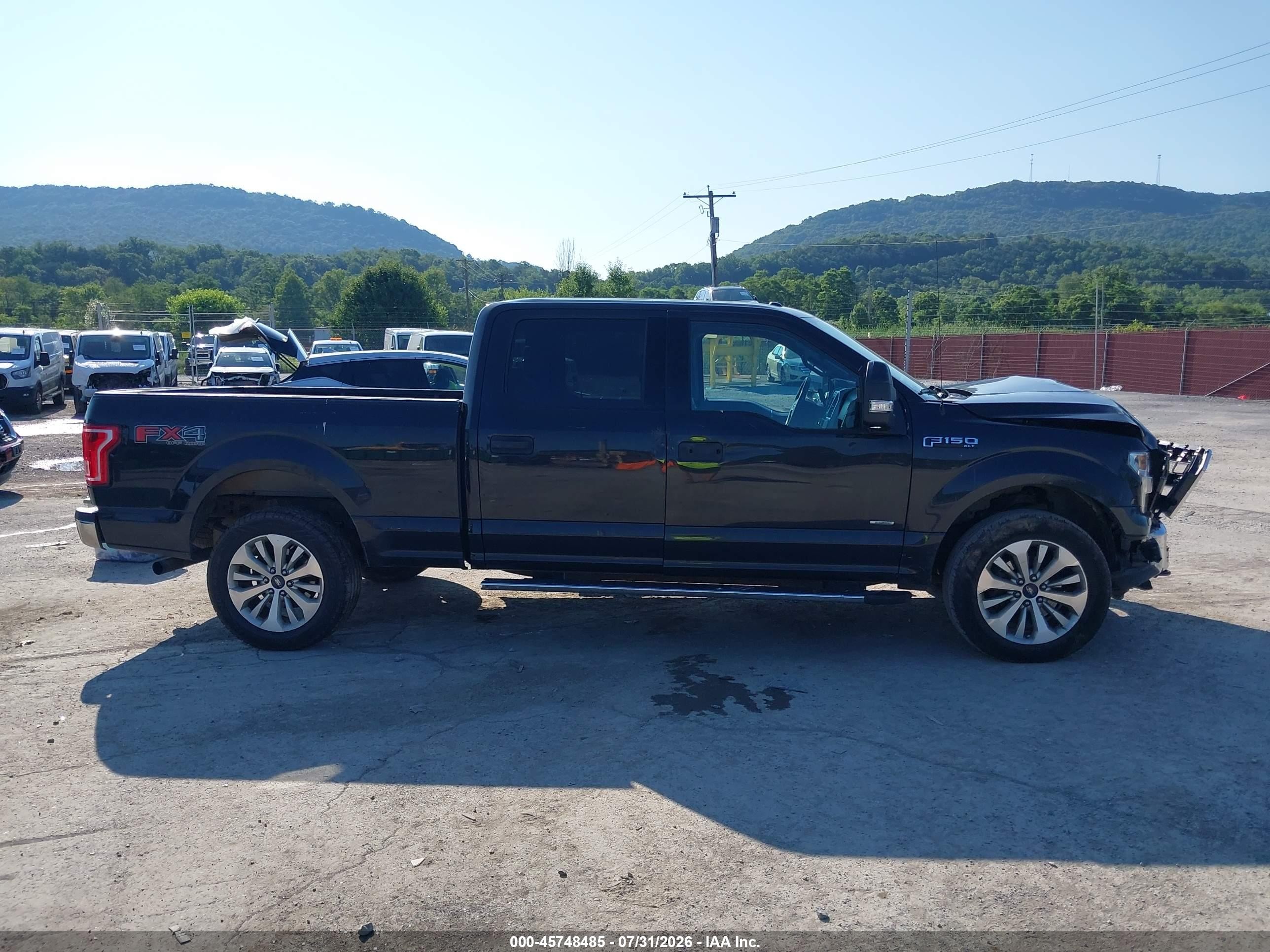 2015 Ford F-150 Xlt Black vin: 1FTFW1EG7FKF21041