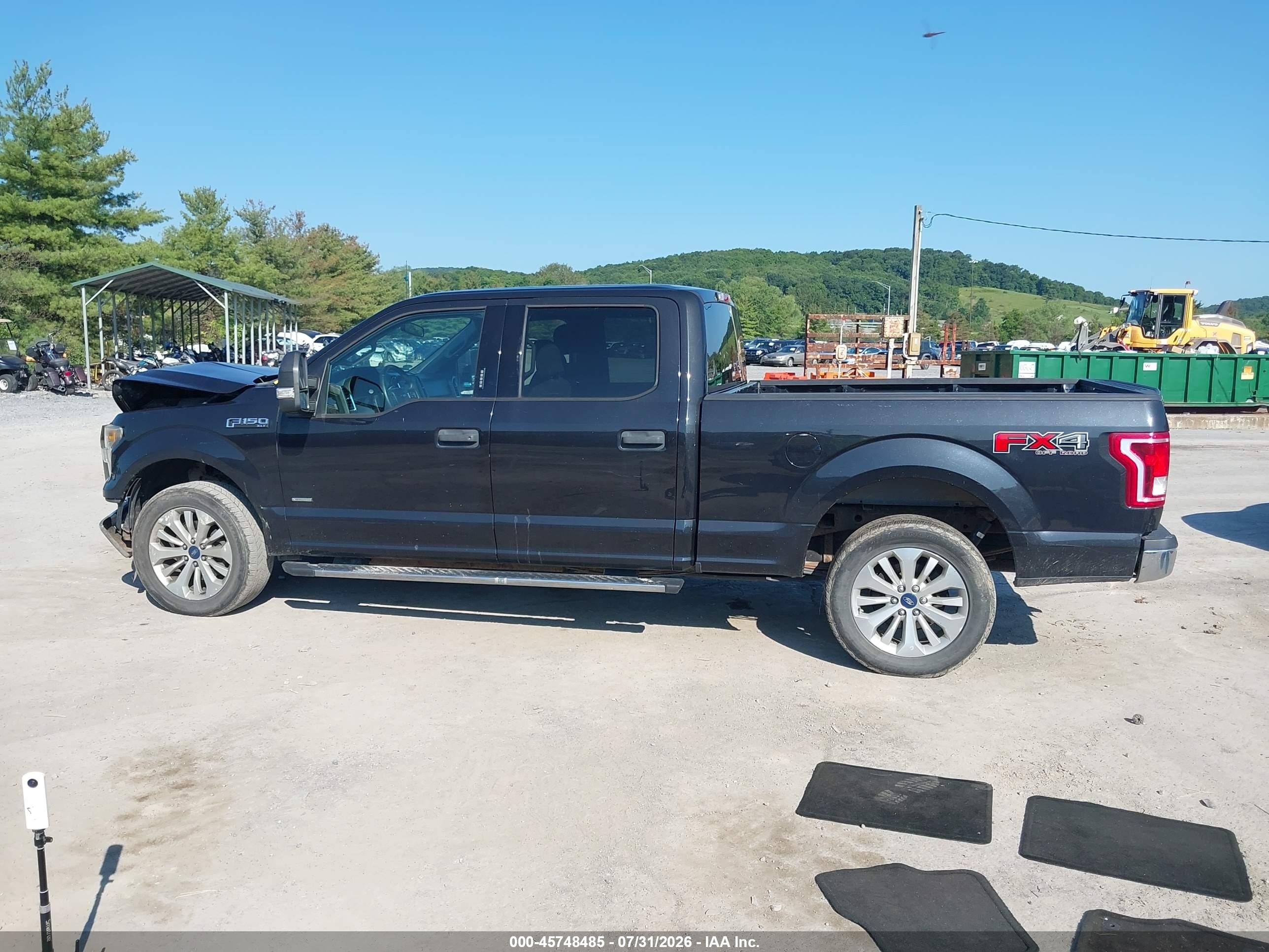 2015 Ford F-150 Xlt Black vin: 1FTFW1EG7FKF21041