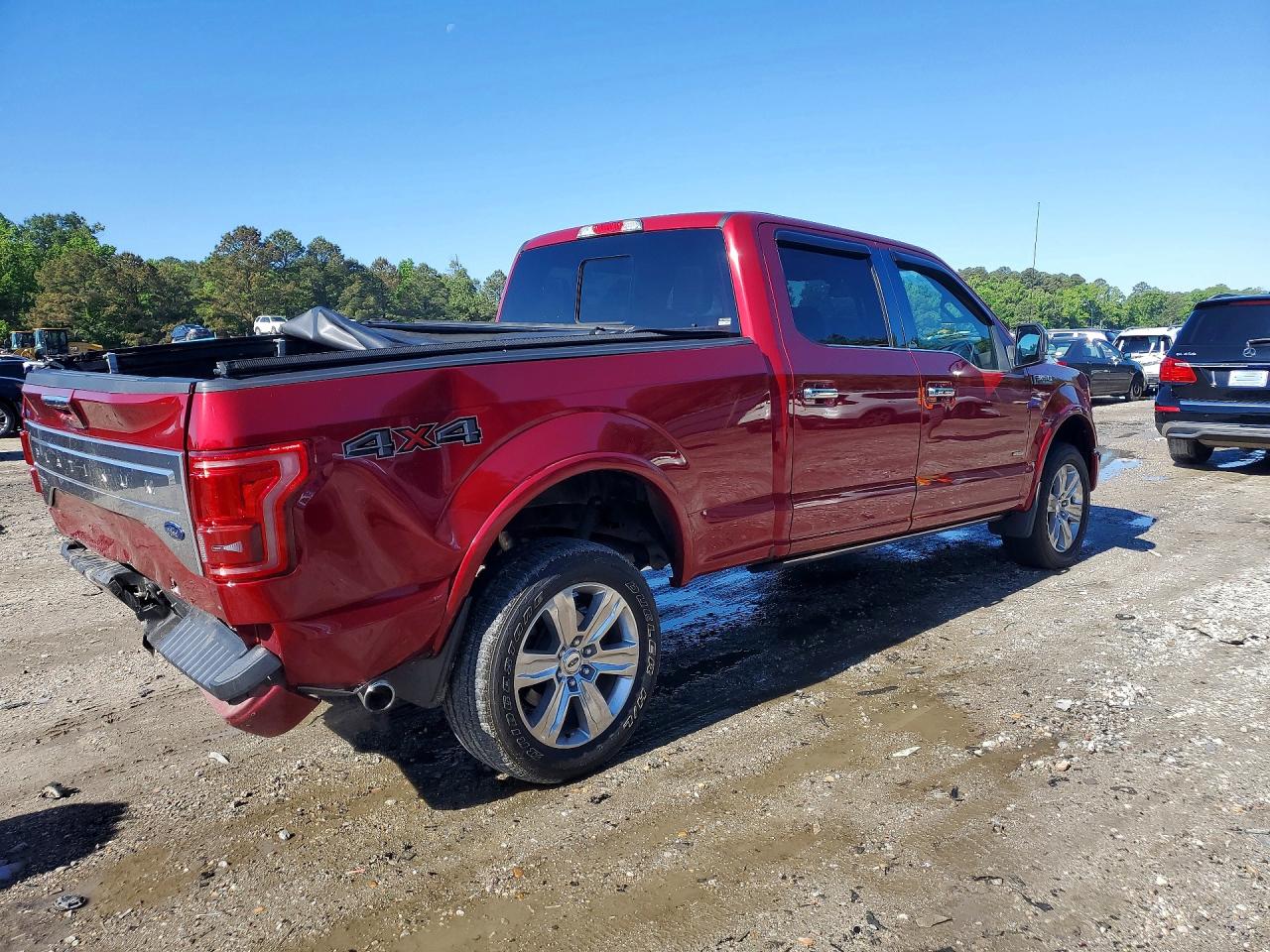 2016 Ford F150 Supercrew Red vin: 1FTFW1EG7GFB61389