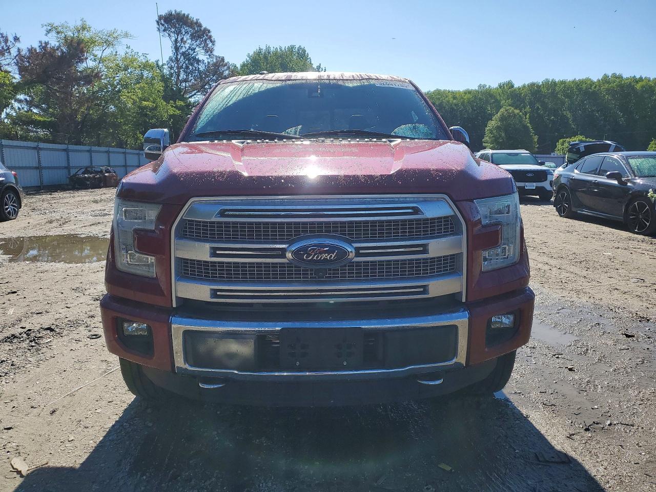 2016 Ford F150 Supercrew Red vin: 1FTFW1EG7GFB61389