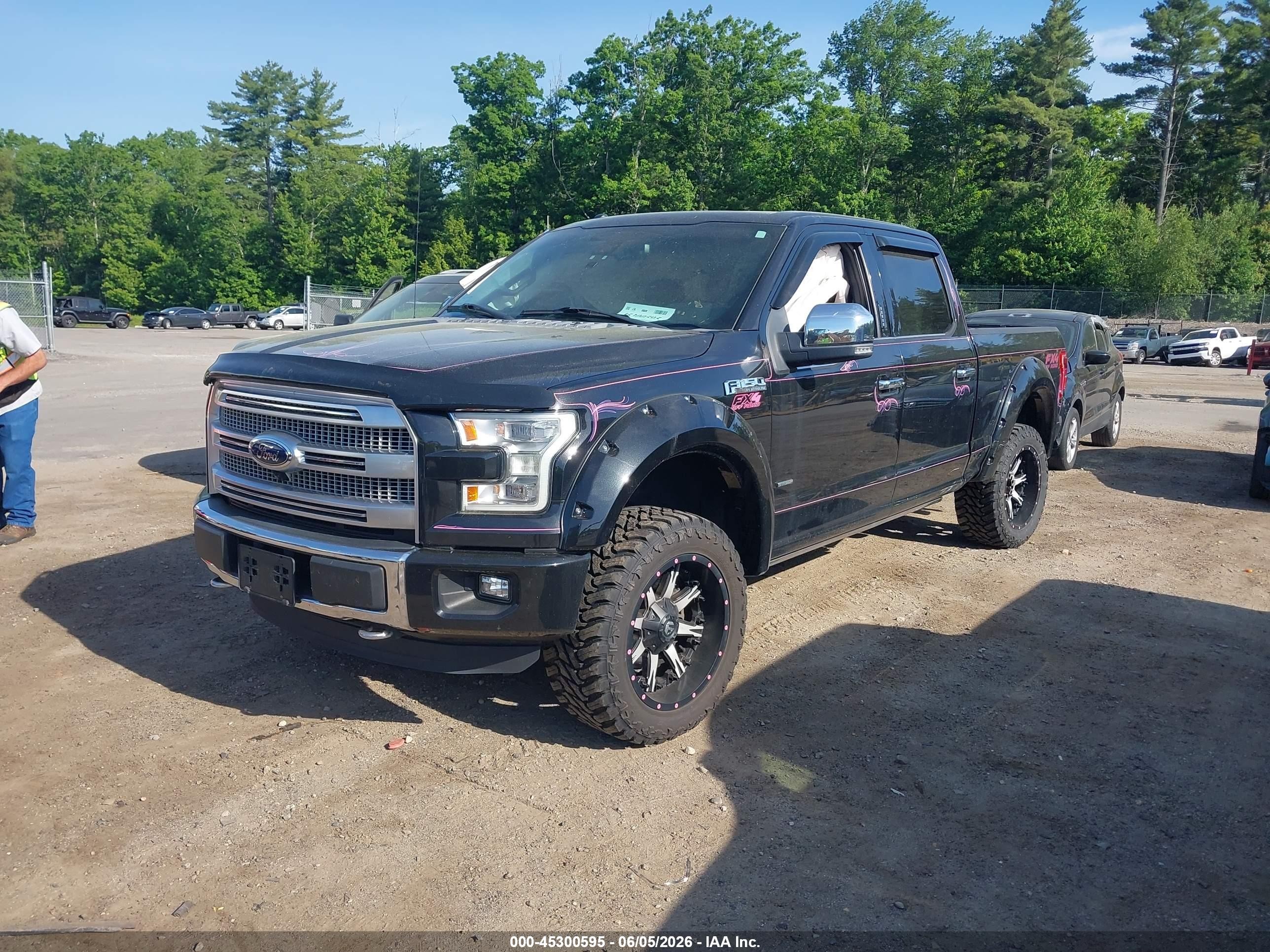2015 Ford F-150 Platinum Black vin: 1FTFW1EG8FFC56137