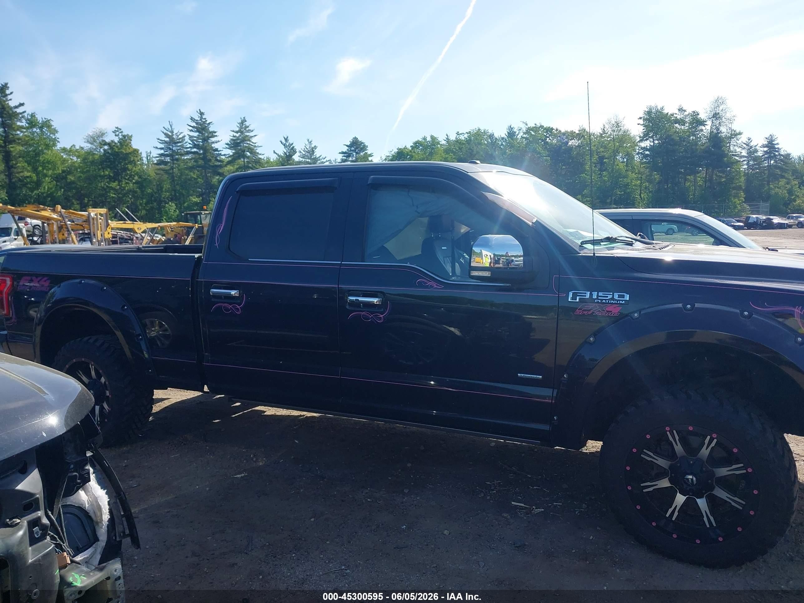 2015 Ford F-150 Platinum Black vin: 1FTFW1EG8FFC56137