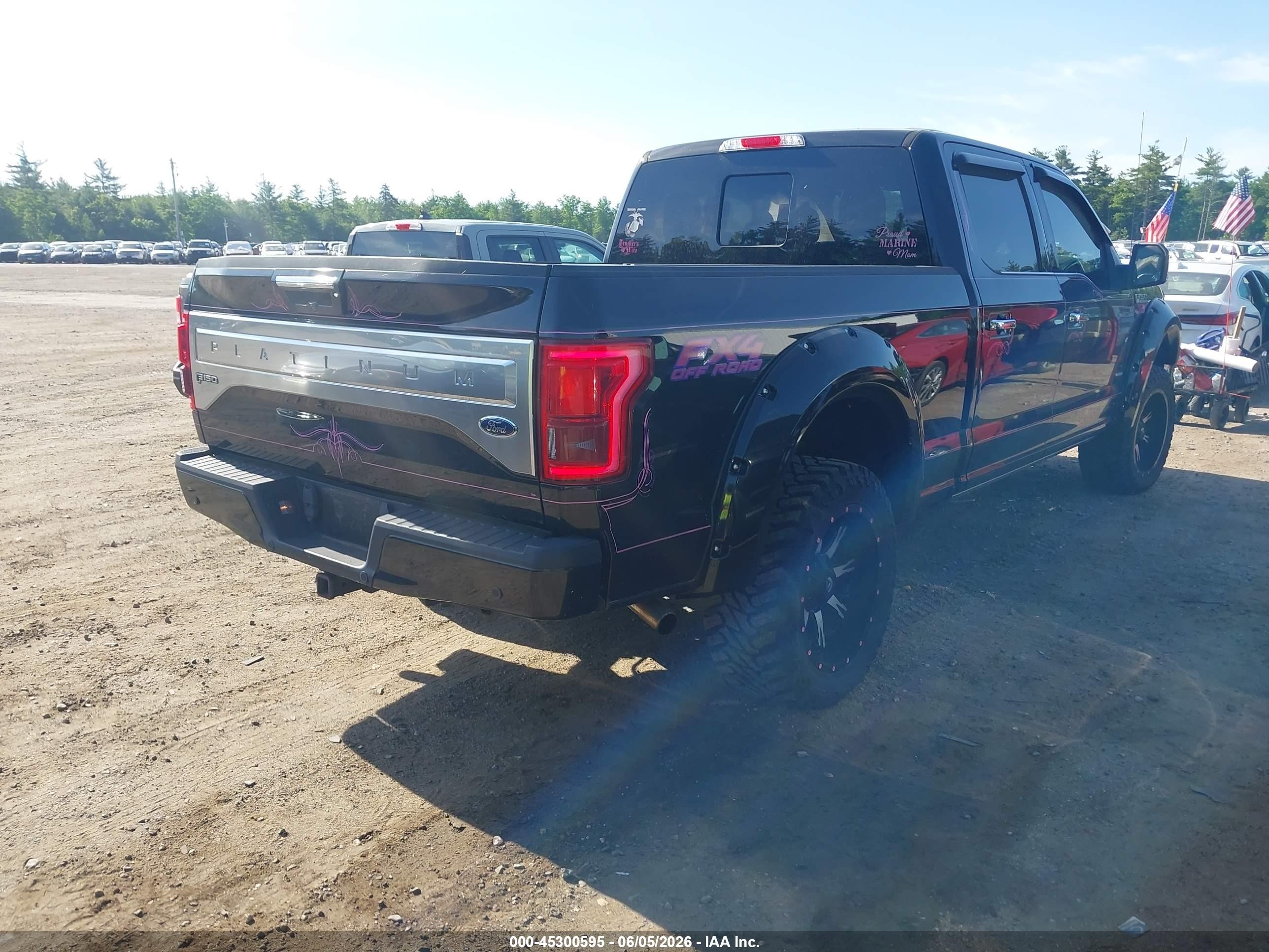 2015 Ford F-150 Platinum Black vin: 1FTFW1EG8FFC56137